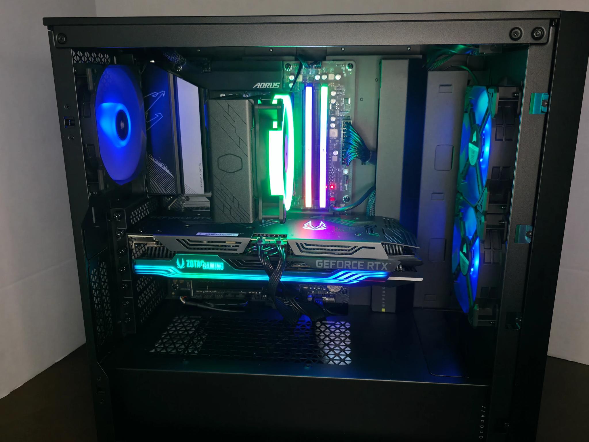 Mid Range Black 9600X 3070TI Gaming PC