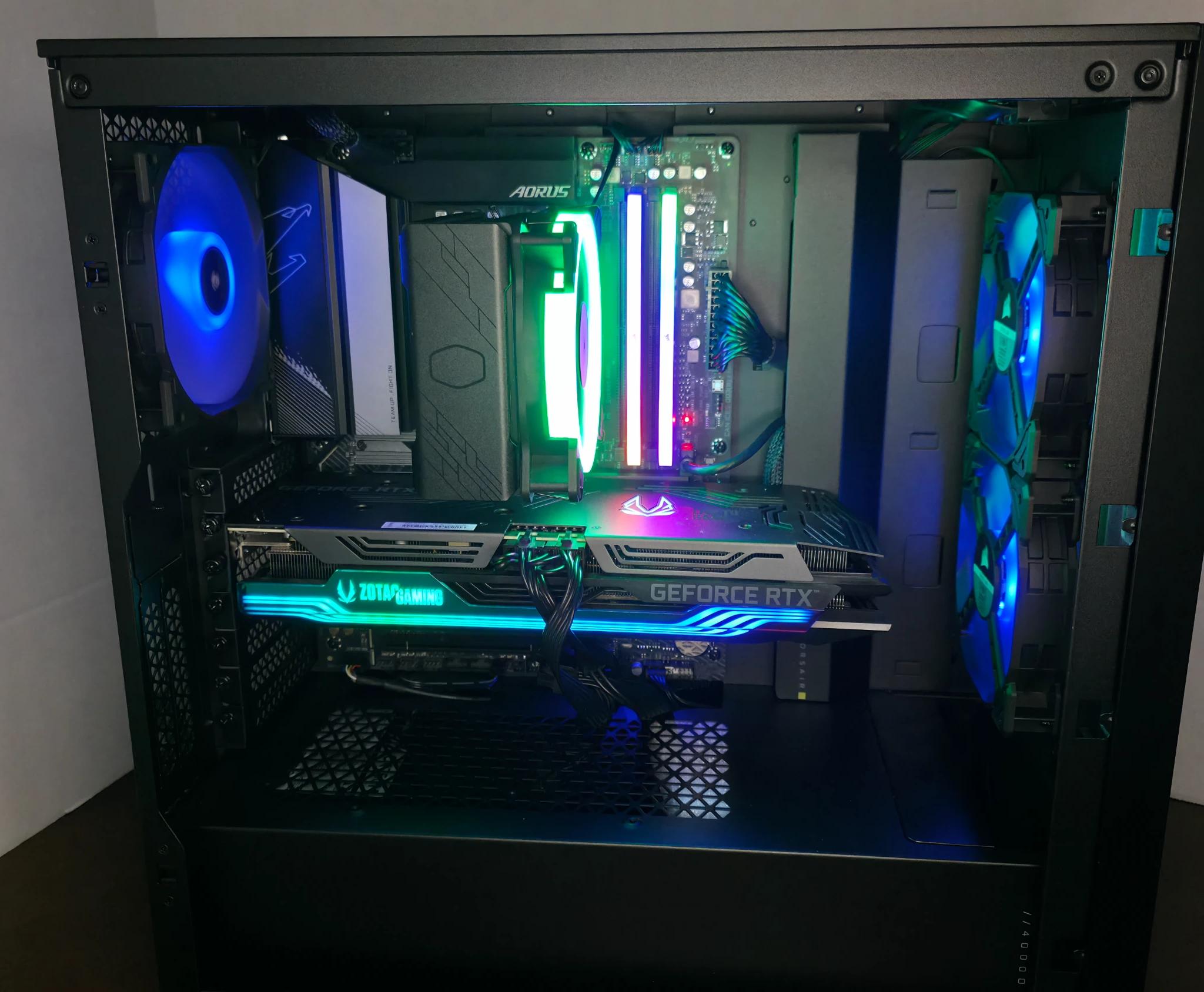 Mid Range Black 9600X 3070TI Gaming PC