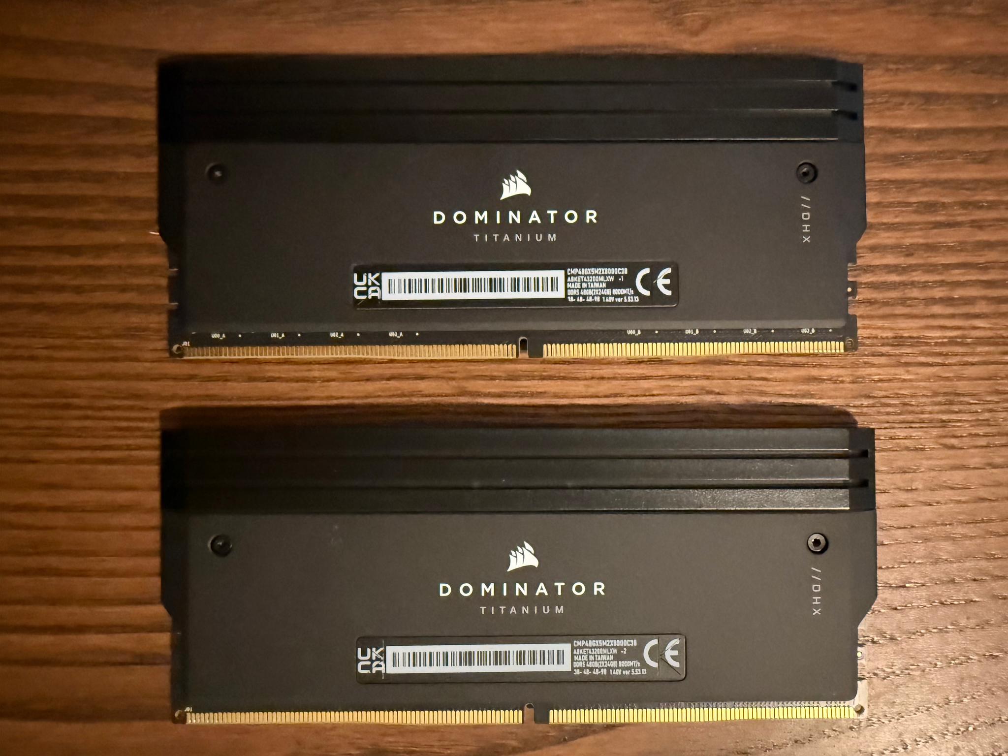 Corsair Dominator Titanium DDR5 48GB 8000MHz Kit
