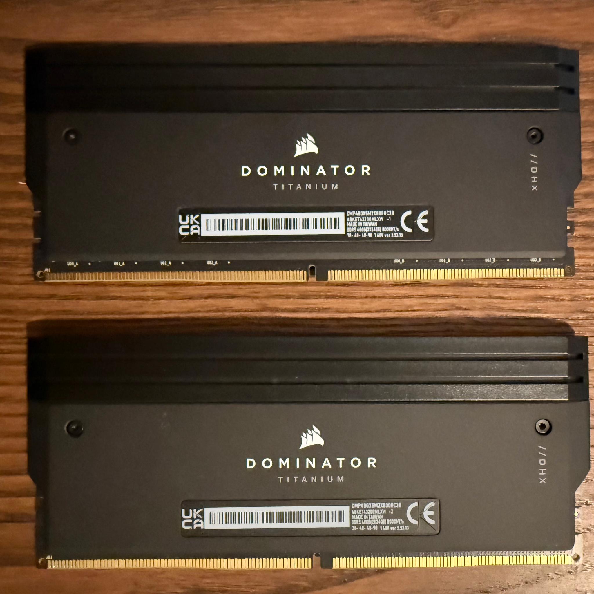 Corsair Dominator Titanium DDR5 48GB 8000MHz Kit
