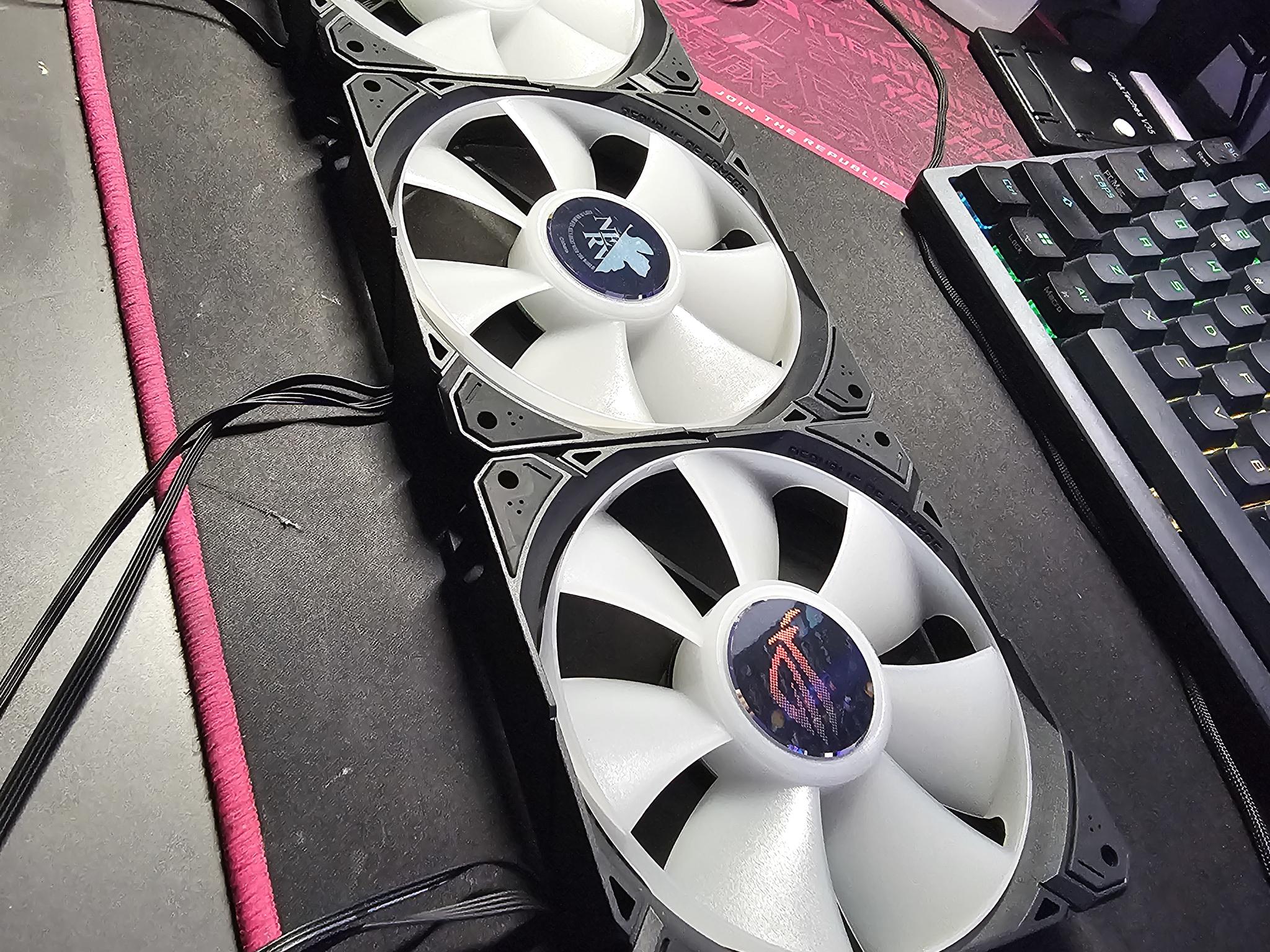 EVA01 Case Fans //  ASUS ROG AF 12S ARGB BLACK, Set of 3