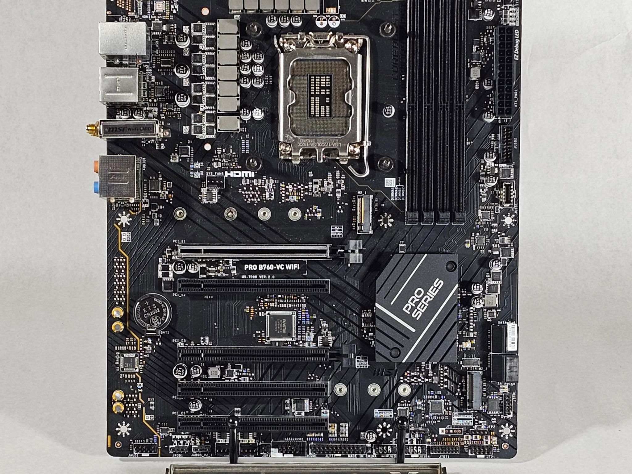 PRO B760-VC WiFi LGA1700 ATX MSI Pro Series Motherboard