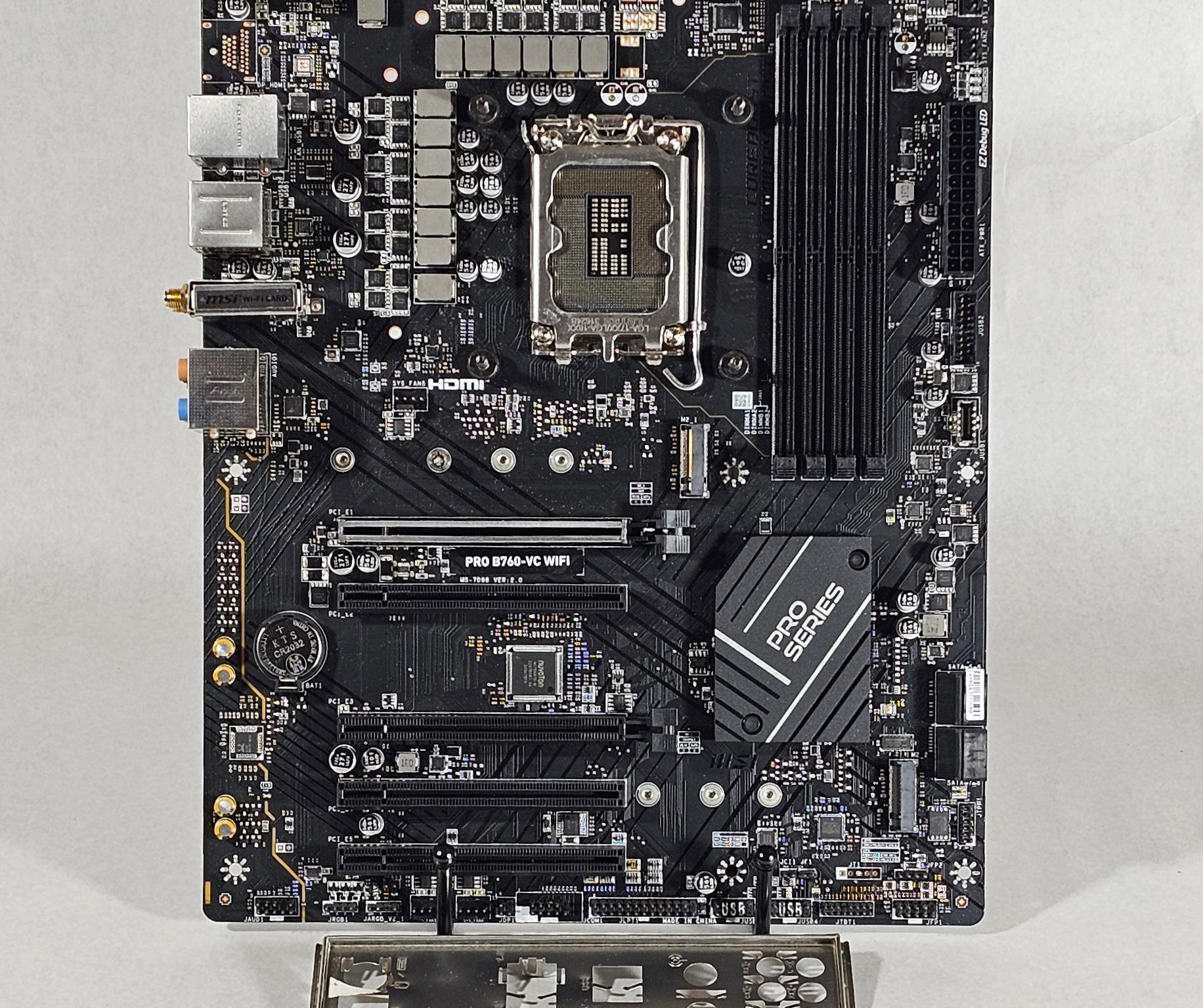 PRO B760-VC WiFi LGA1700 ATX MSI Pro Series Motherboard