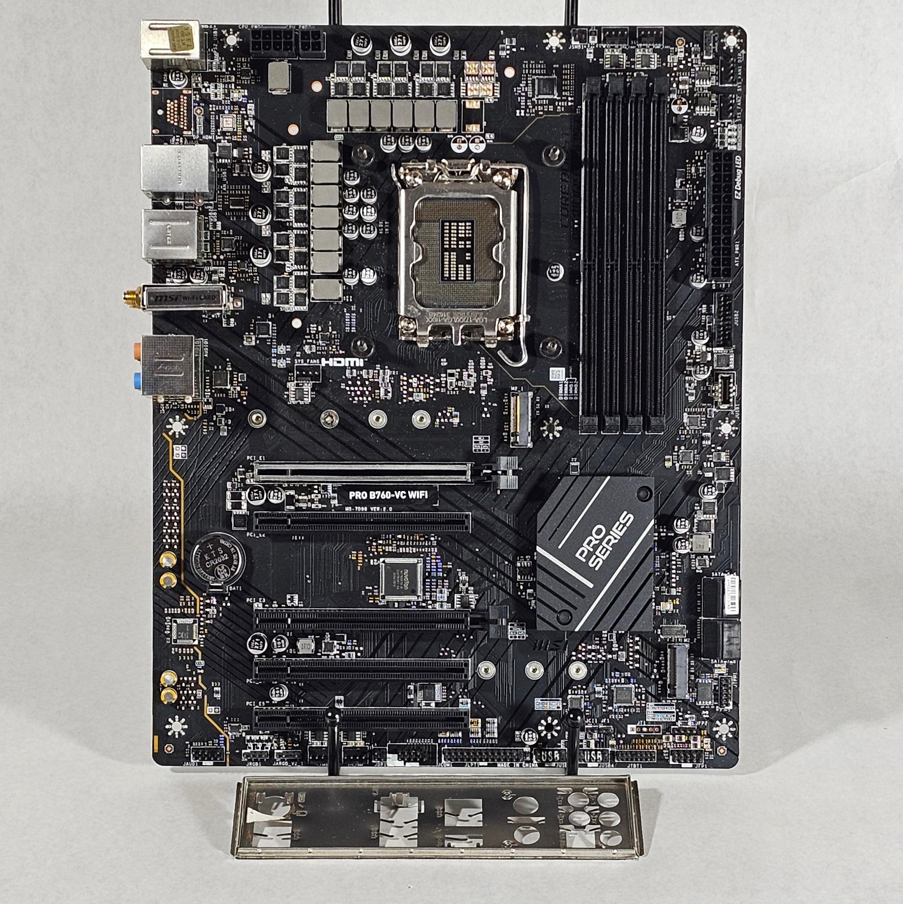 PRO B760-VC WiFi LGA1700 ATX MSI Pro Series Motherboard