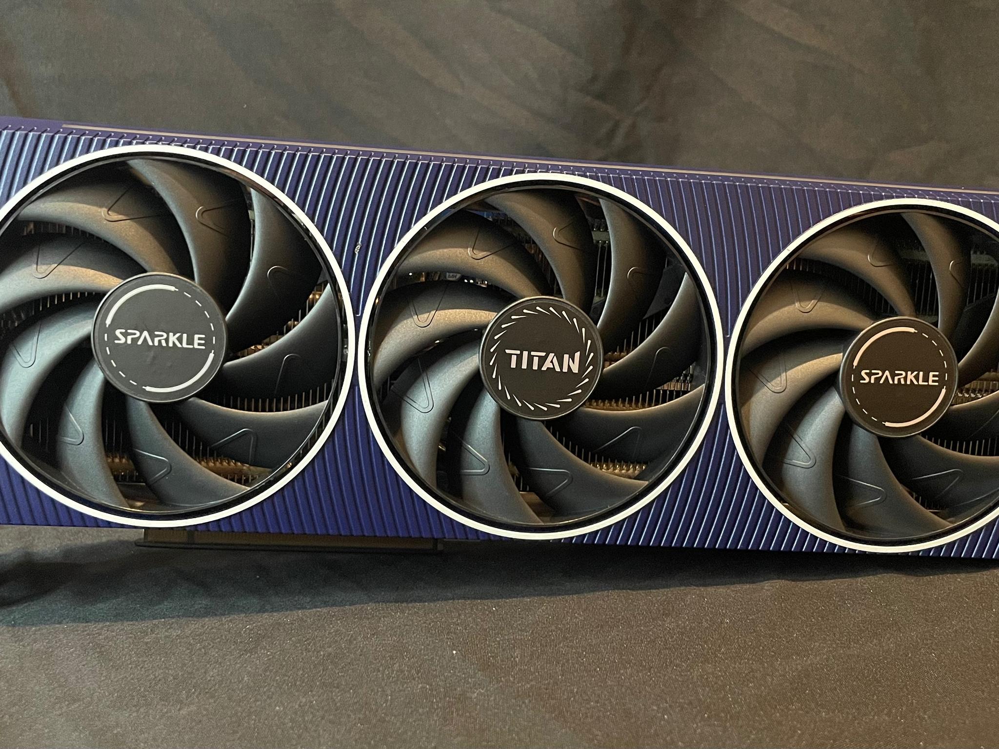 New Sparkle Intel Arc a750 Titan OC Edition
