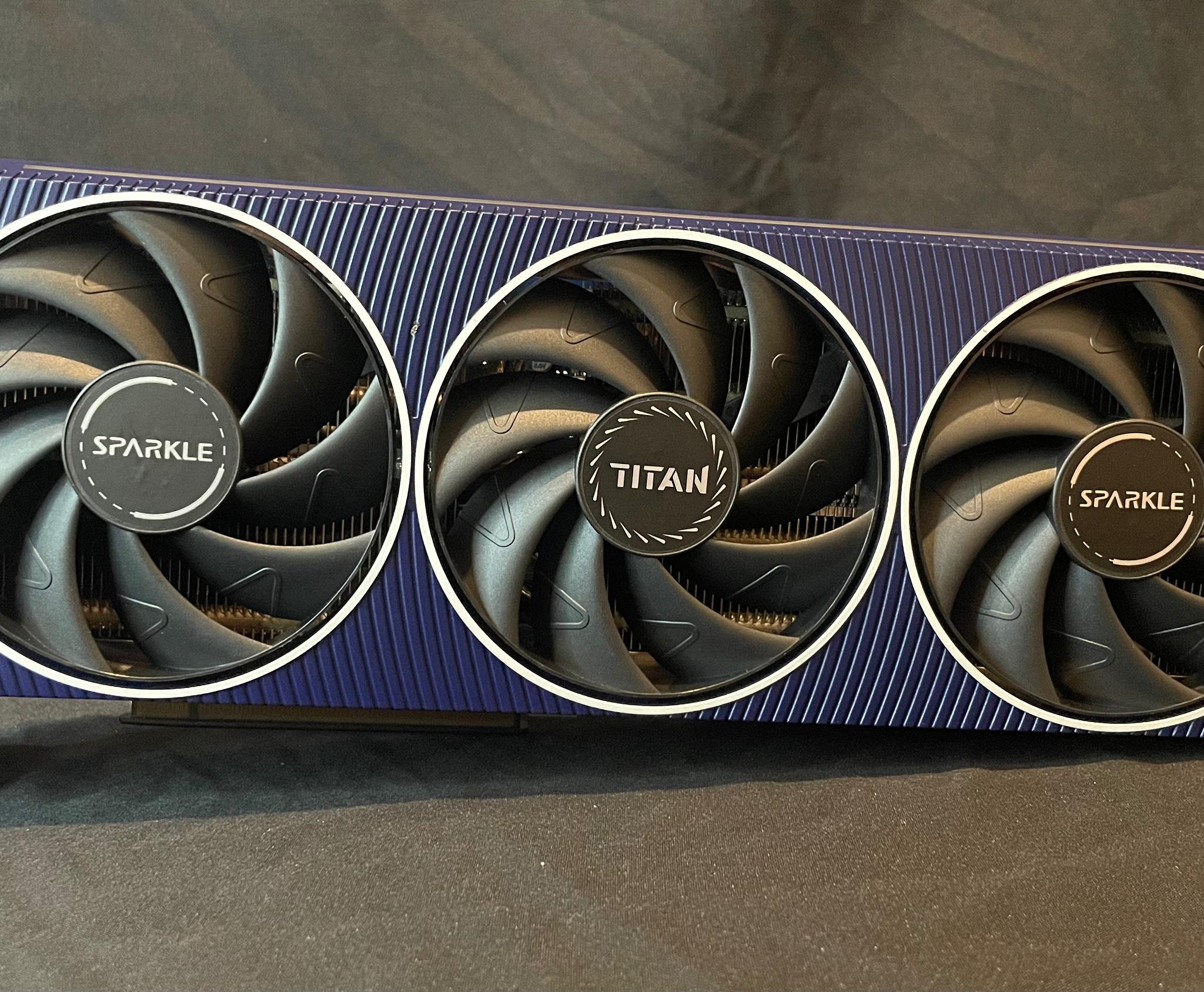 New Sparkle Intel Arc a750 Titan OC Edition
