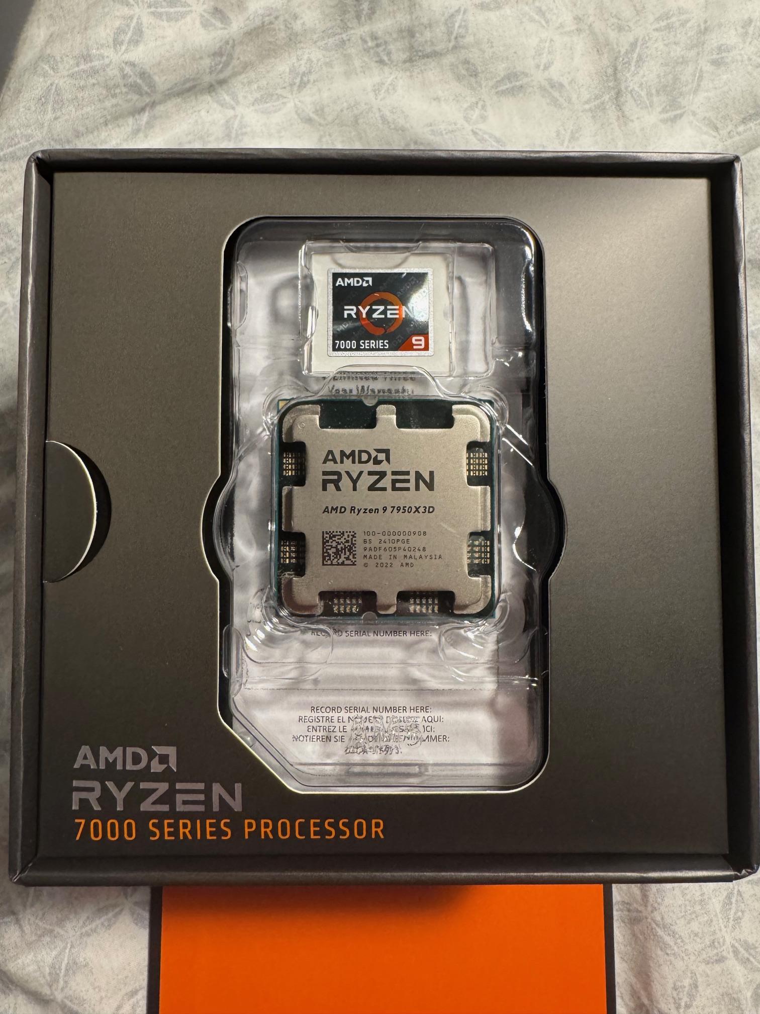 Ryzen 9 7950X3D, Used like New