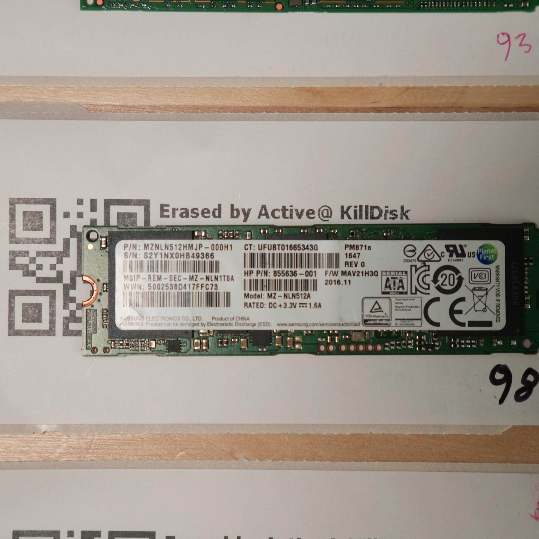 512GB SATA M.2 SSDS | LOT OF 3