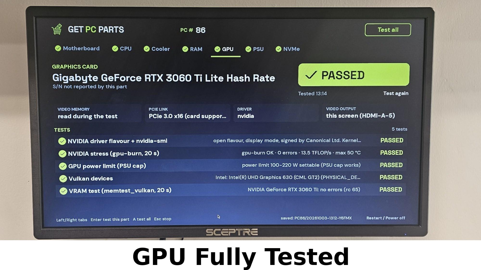RTX 3060 Ti Gigabyte Gaming OC 8GB