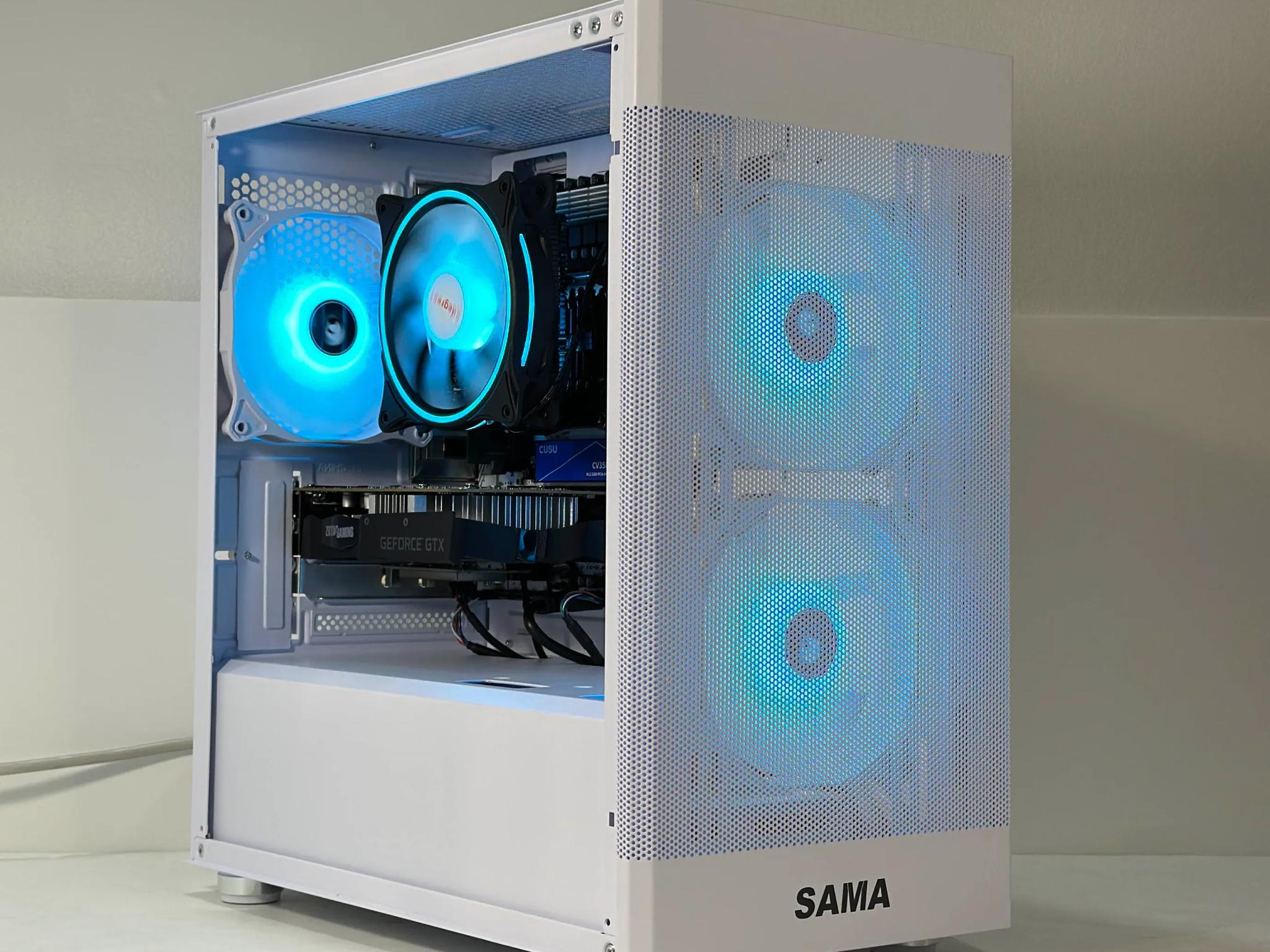 Intel i7 6 Core | GeForce GTX 1650 | 32GB RAM | 512GB SSD | WIFI + Bluetooth | 1080p White Gaming PC