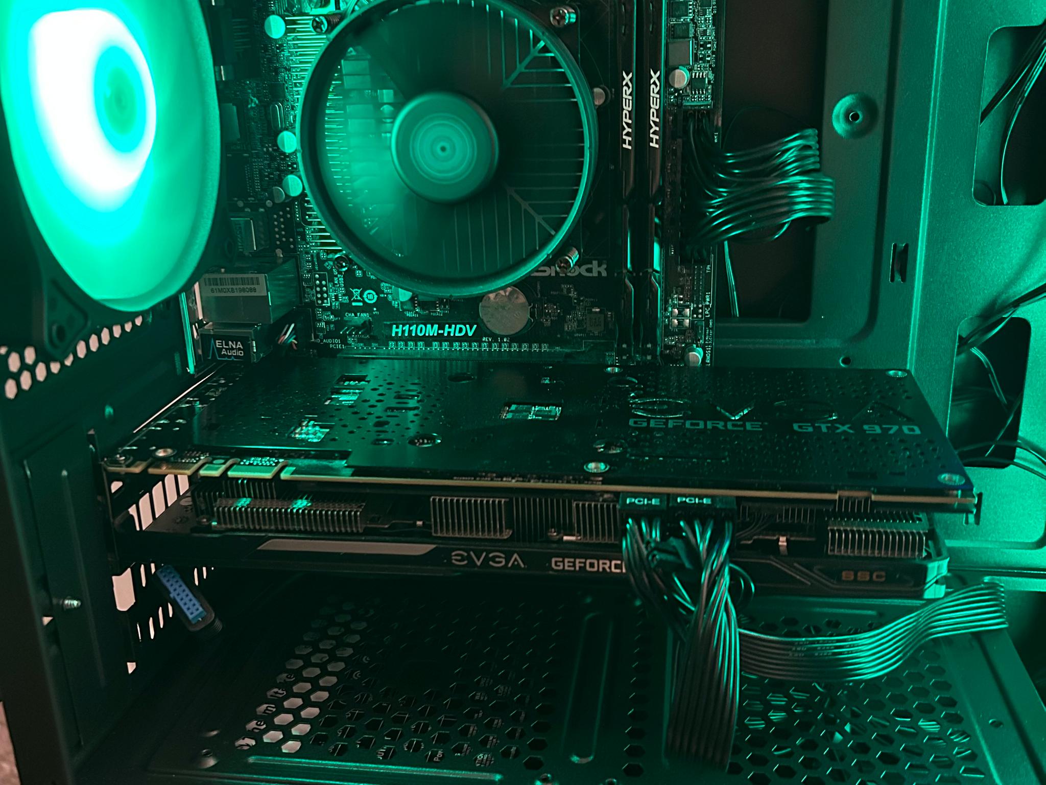 Gaming/Multipurpose PC - I7-6700/GTX 970 - 2x4GB RAM - 512GB SSD - WIN 11 H