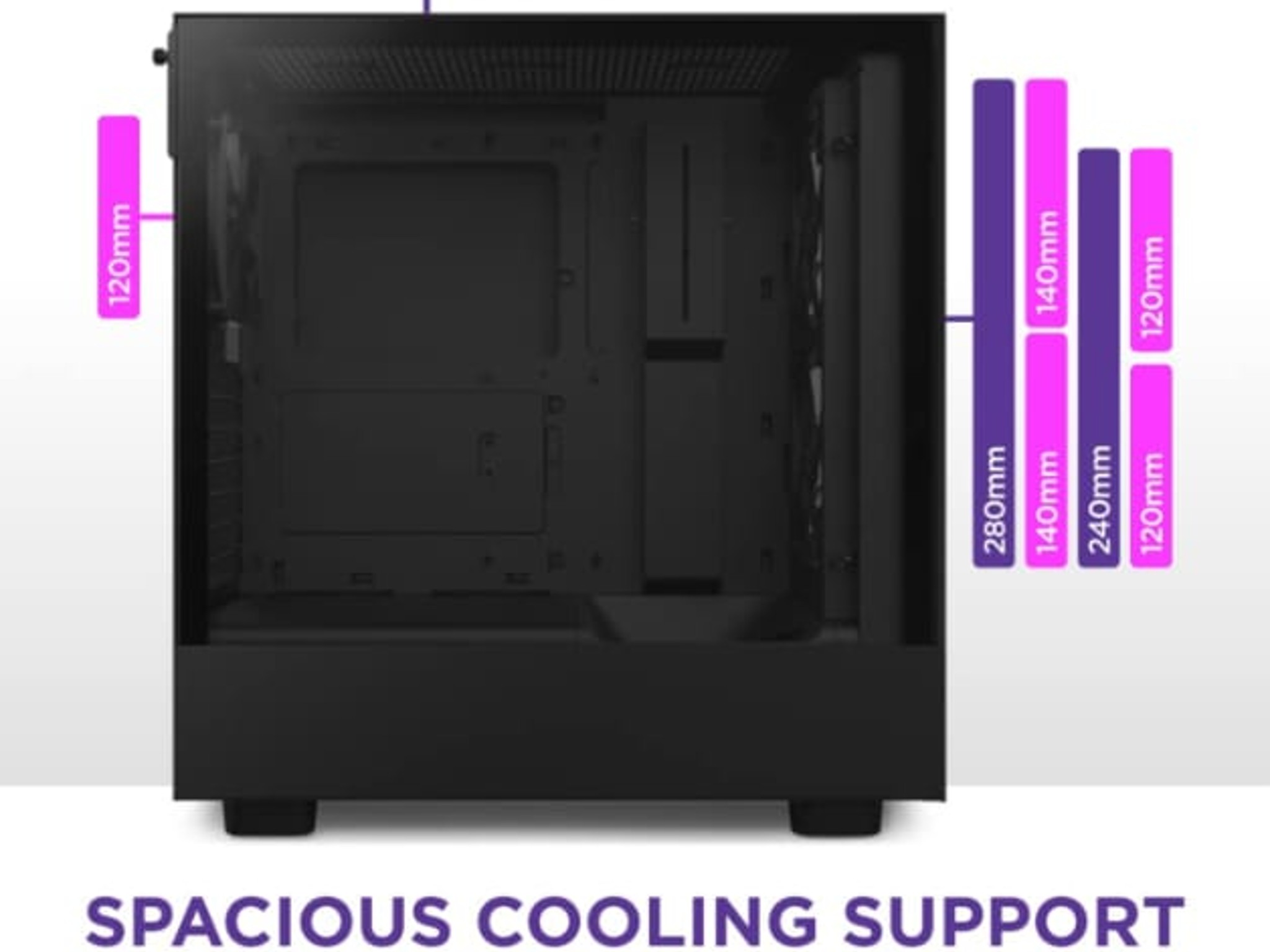 NZXT H5 Flow RGB ATX Mid-Tower Gaming Case