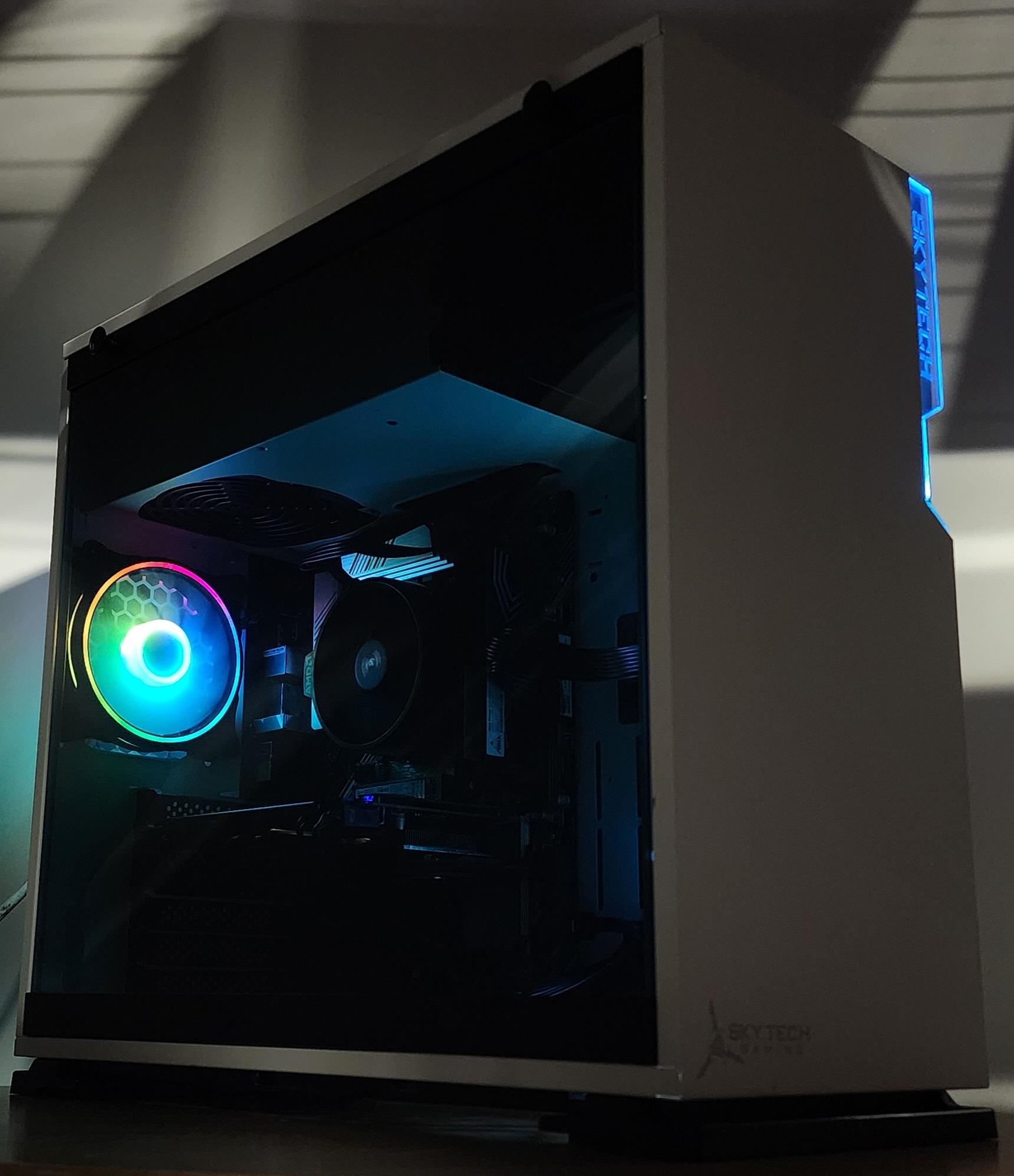 Gaming PC Ryzen 5 3600 16GB RAM 256GB SSD + 500GB HDD RX 570 8GB Win11 Computer