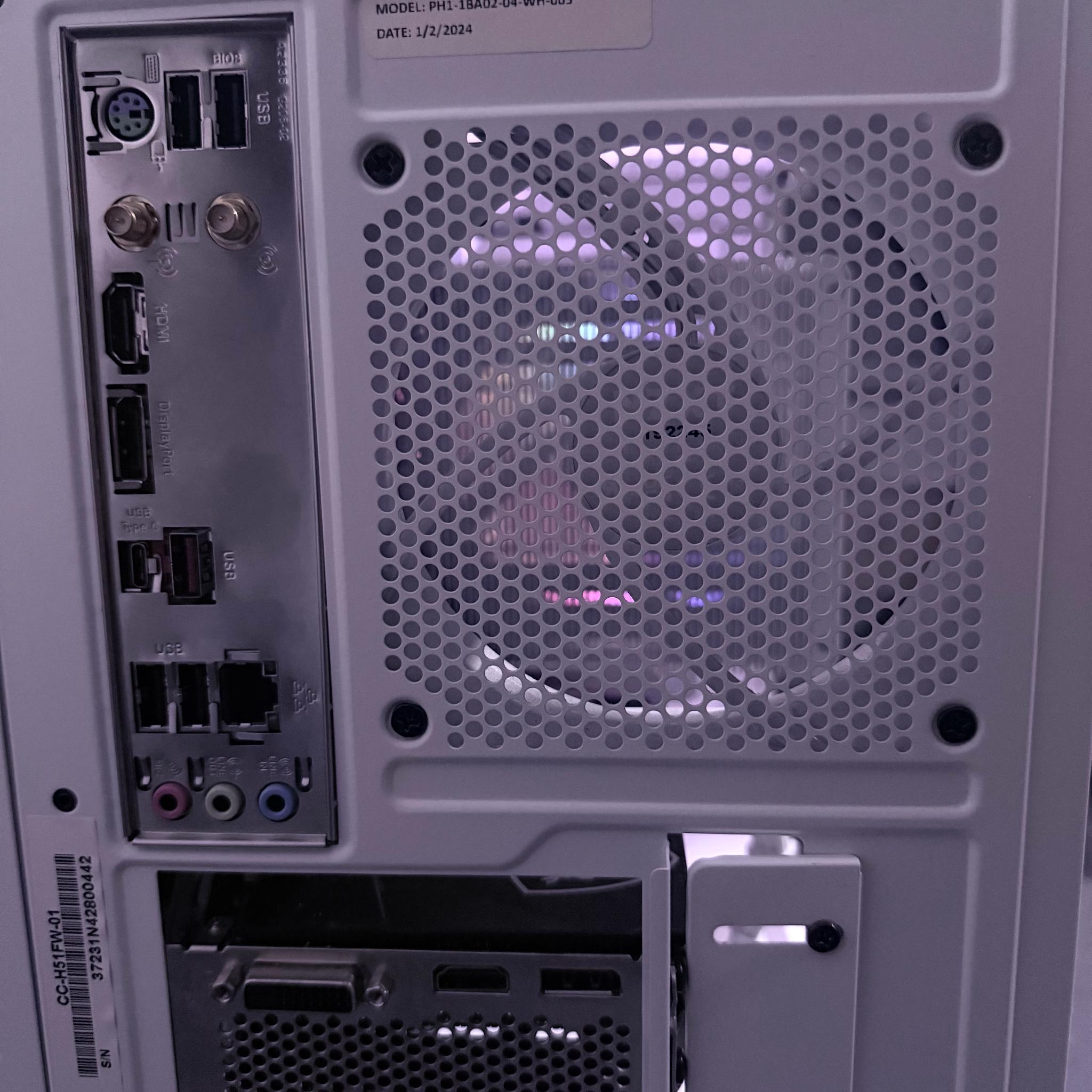⚪️"Prism Bloom"🌈| 1080p Gaming | RTX 3050 | i5 12400F | 16GB Ram | 1TB Storage | Free Shipping