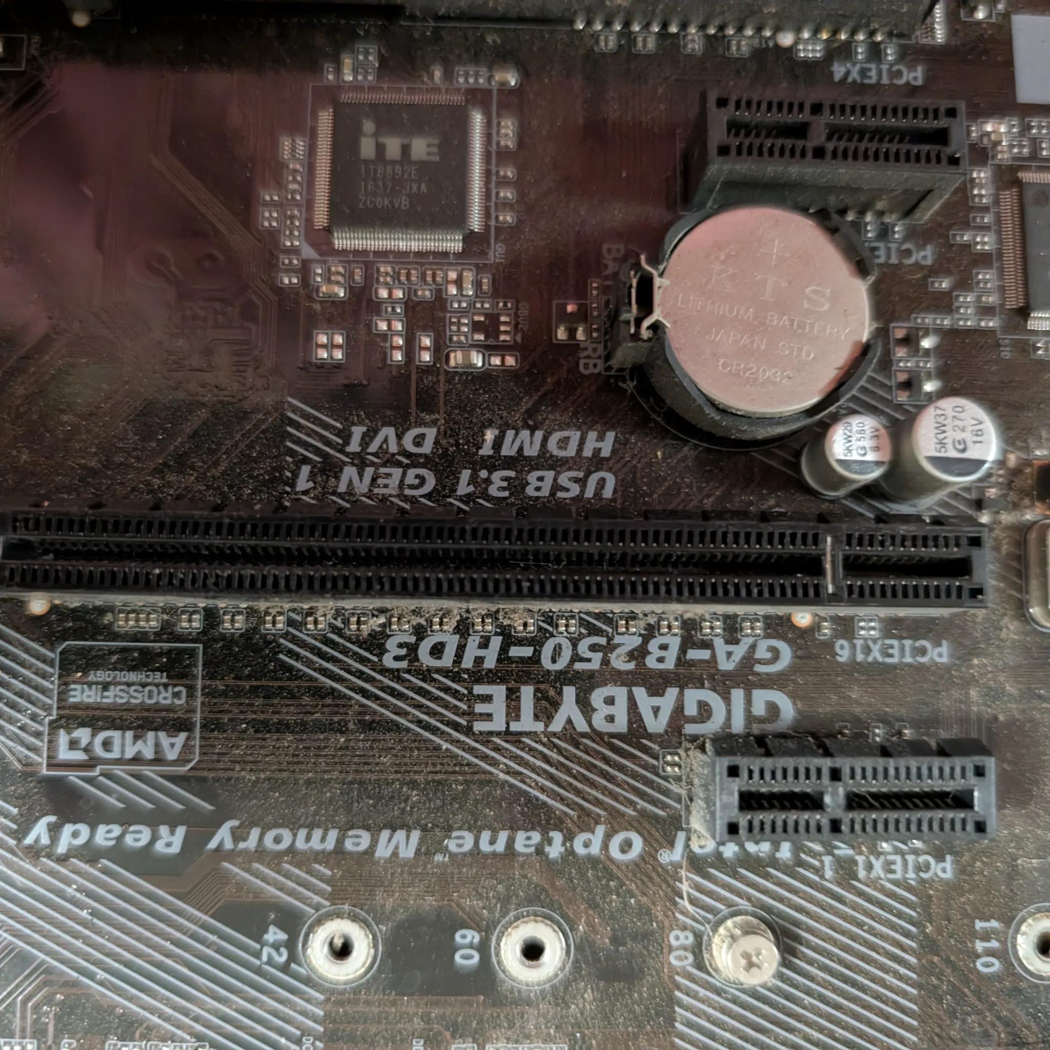 Intel Core i5 7600K + Gigabyte B250 motherboard