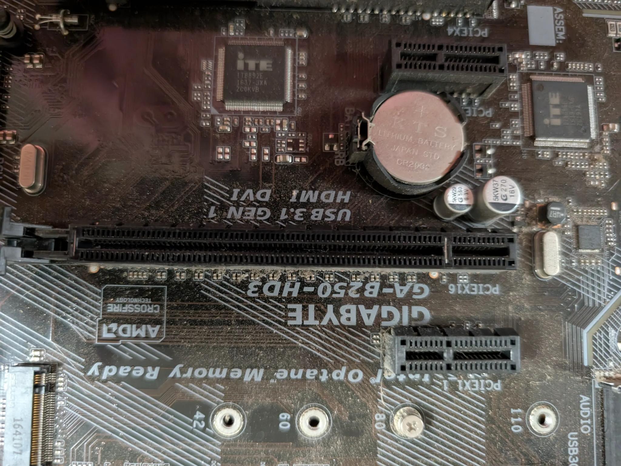 Intel Core i5 7600K + Gigabyte B250 motherboard
