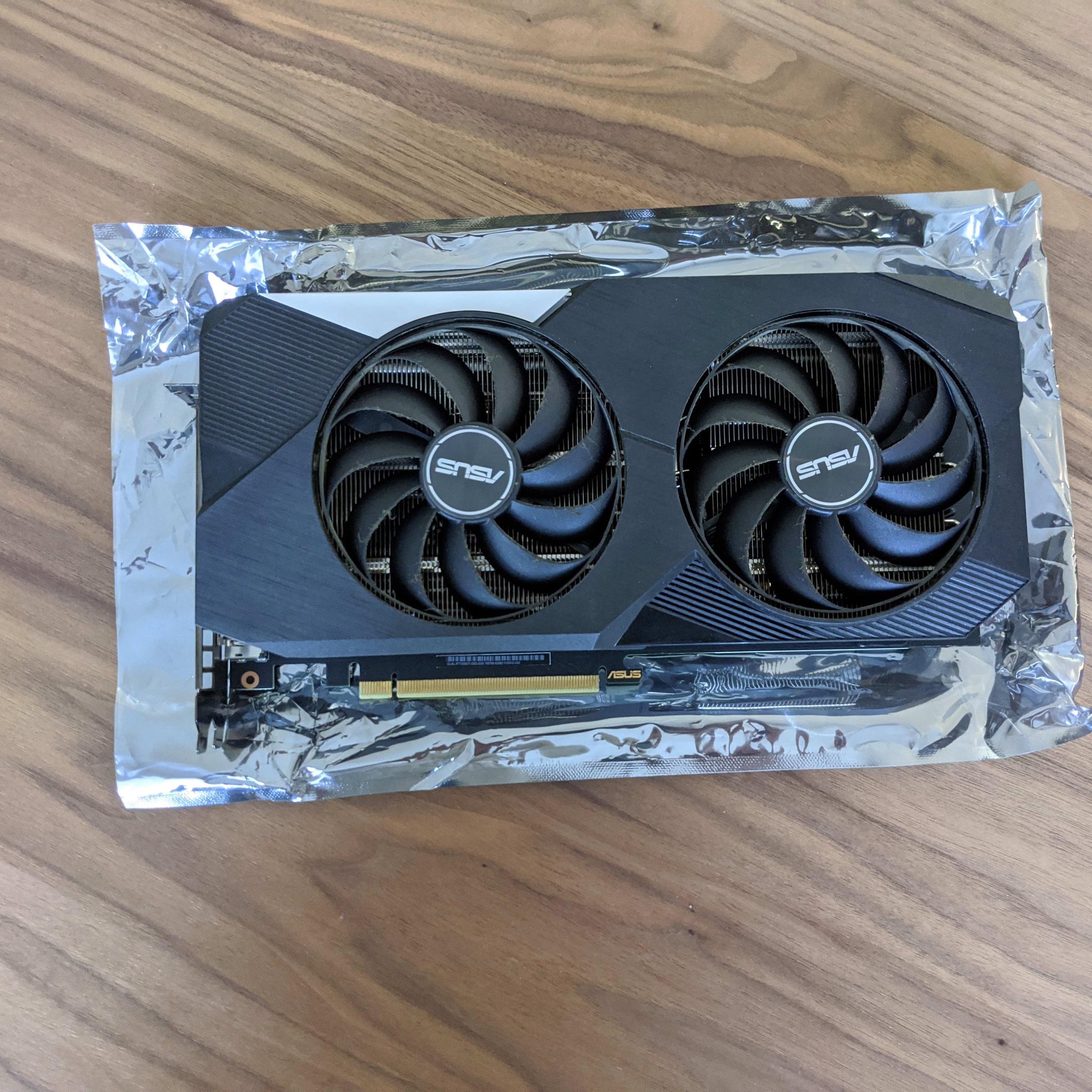 ASUS RTX 3060ti - DUAL-RTX3060TI-08G
