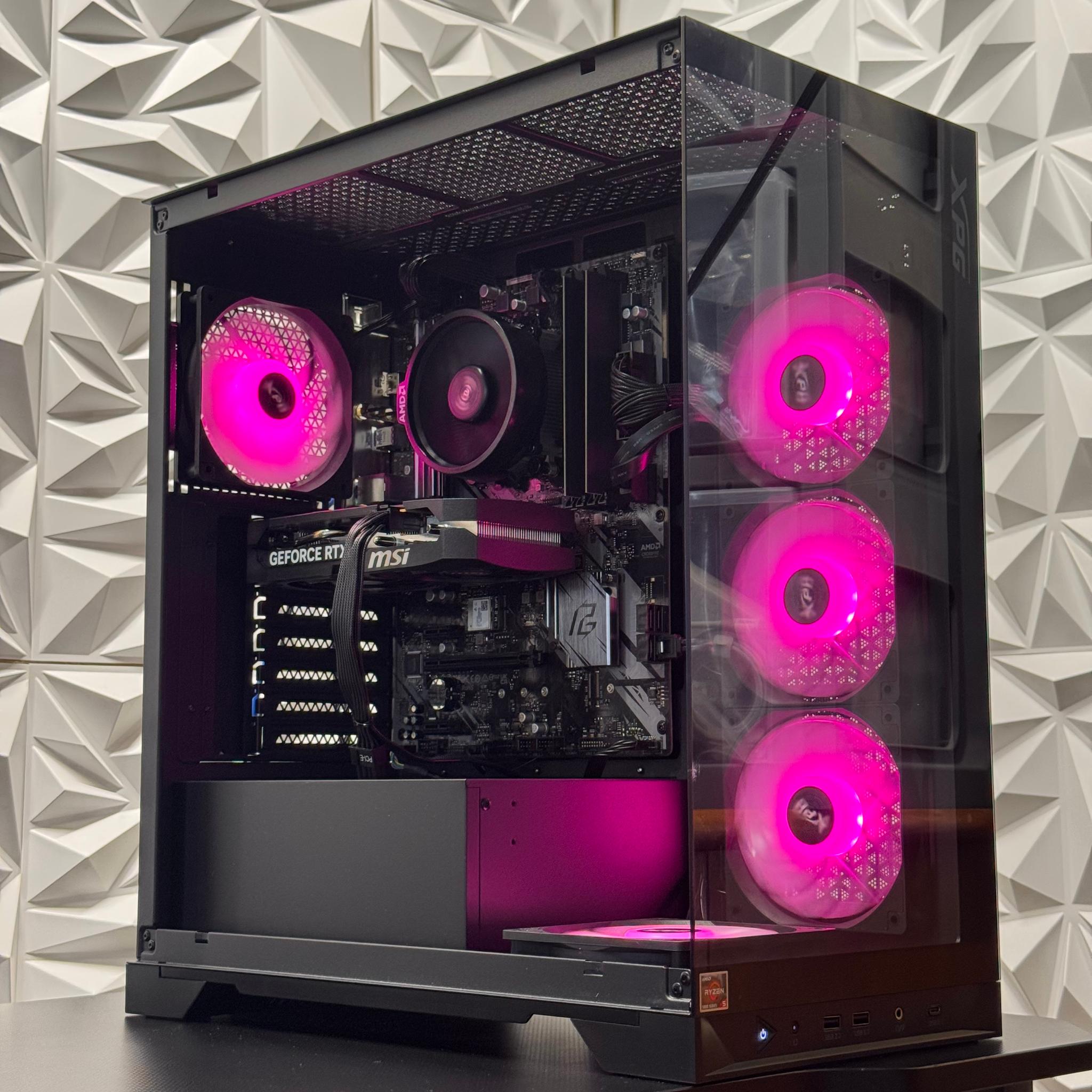 Rtx 5060 / Ryzen 5 5500 / 16GB Ram / 512GB SSD / Windows 11 Pro / RGB control
