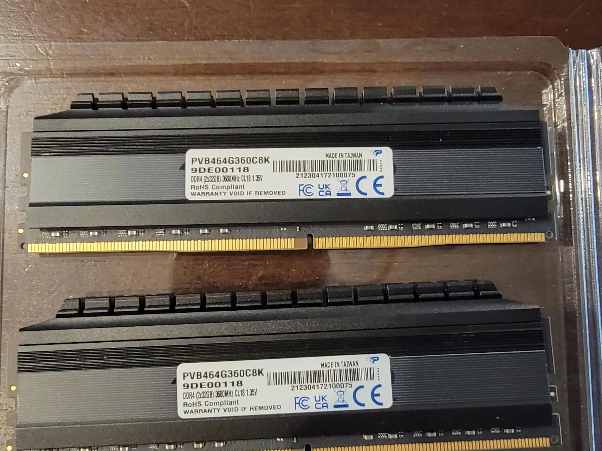 Patriot Viper Steel Memory 64GB (32GB x2)