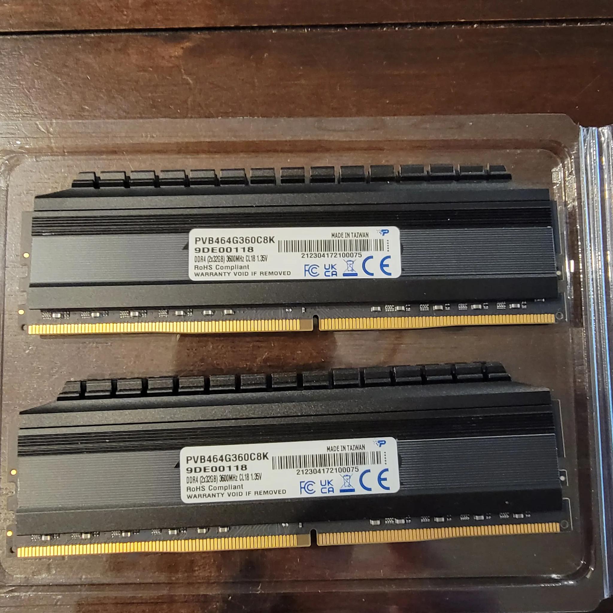 Patriot Viper Steel Memory 64GB (32GB x2)