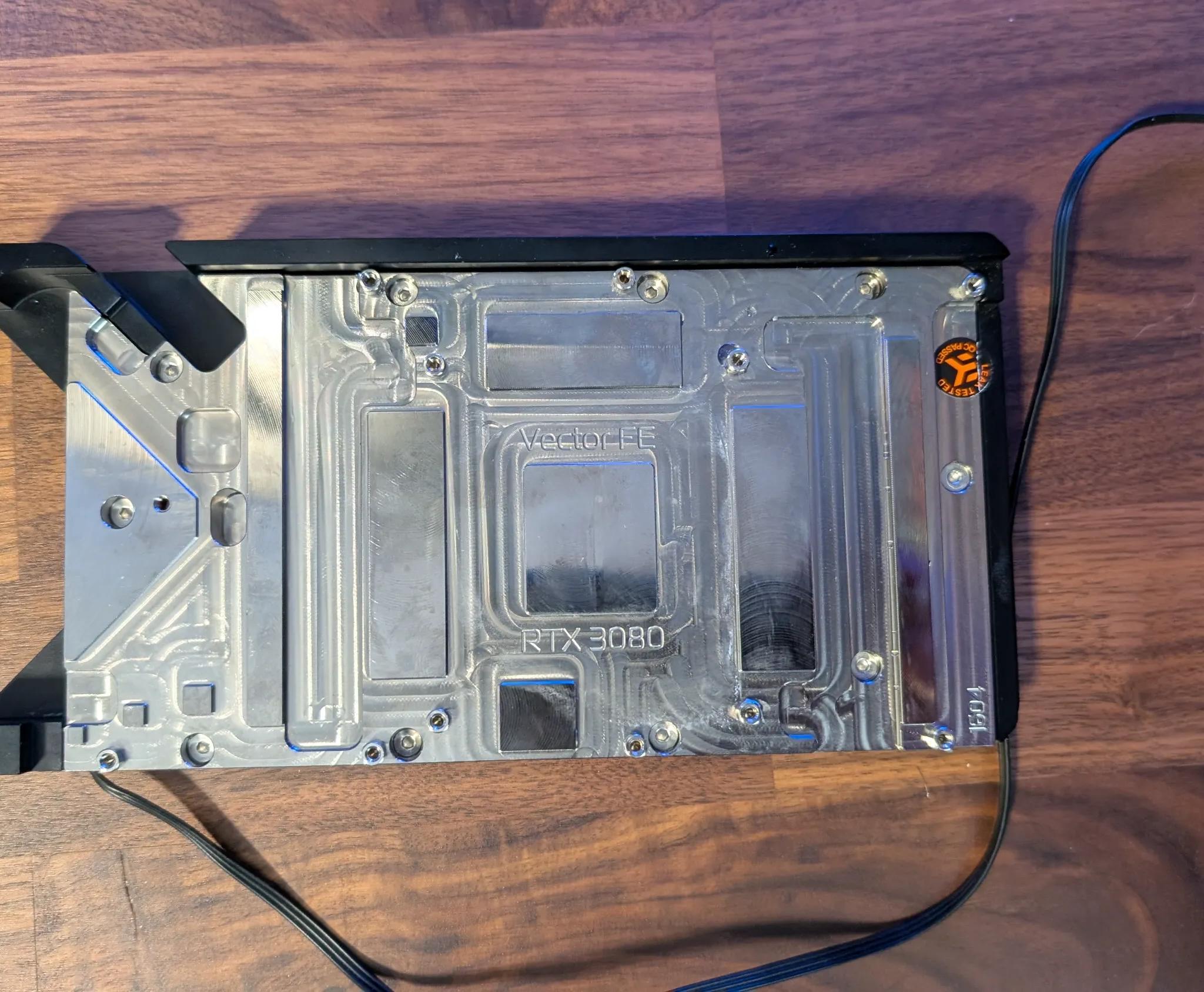 RTX 3080 FE with EKWB waterblock