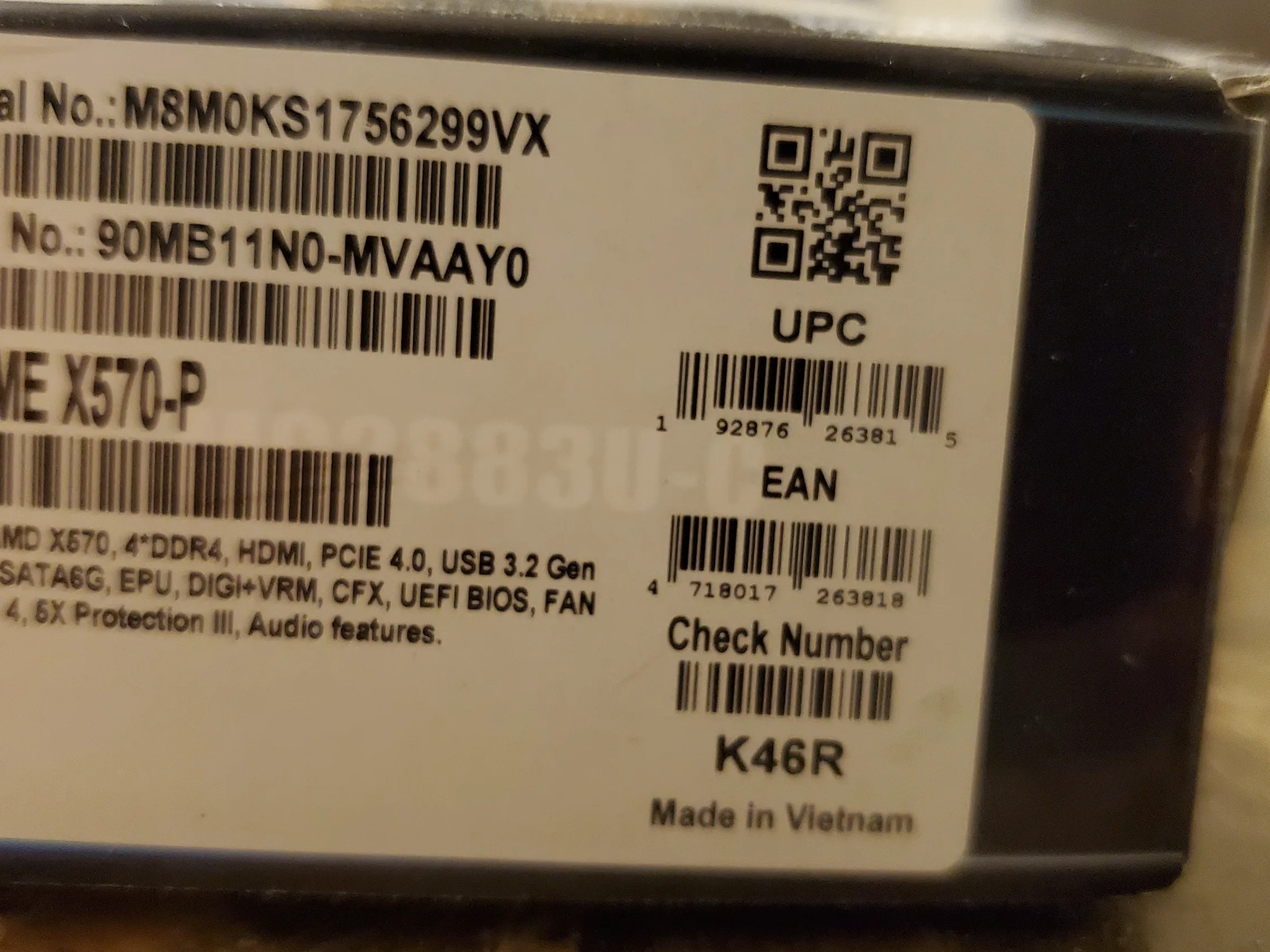 Asus PRIME X570-P ATX AM4 Motherboard