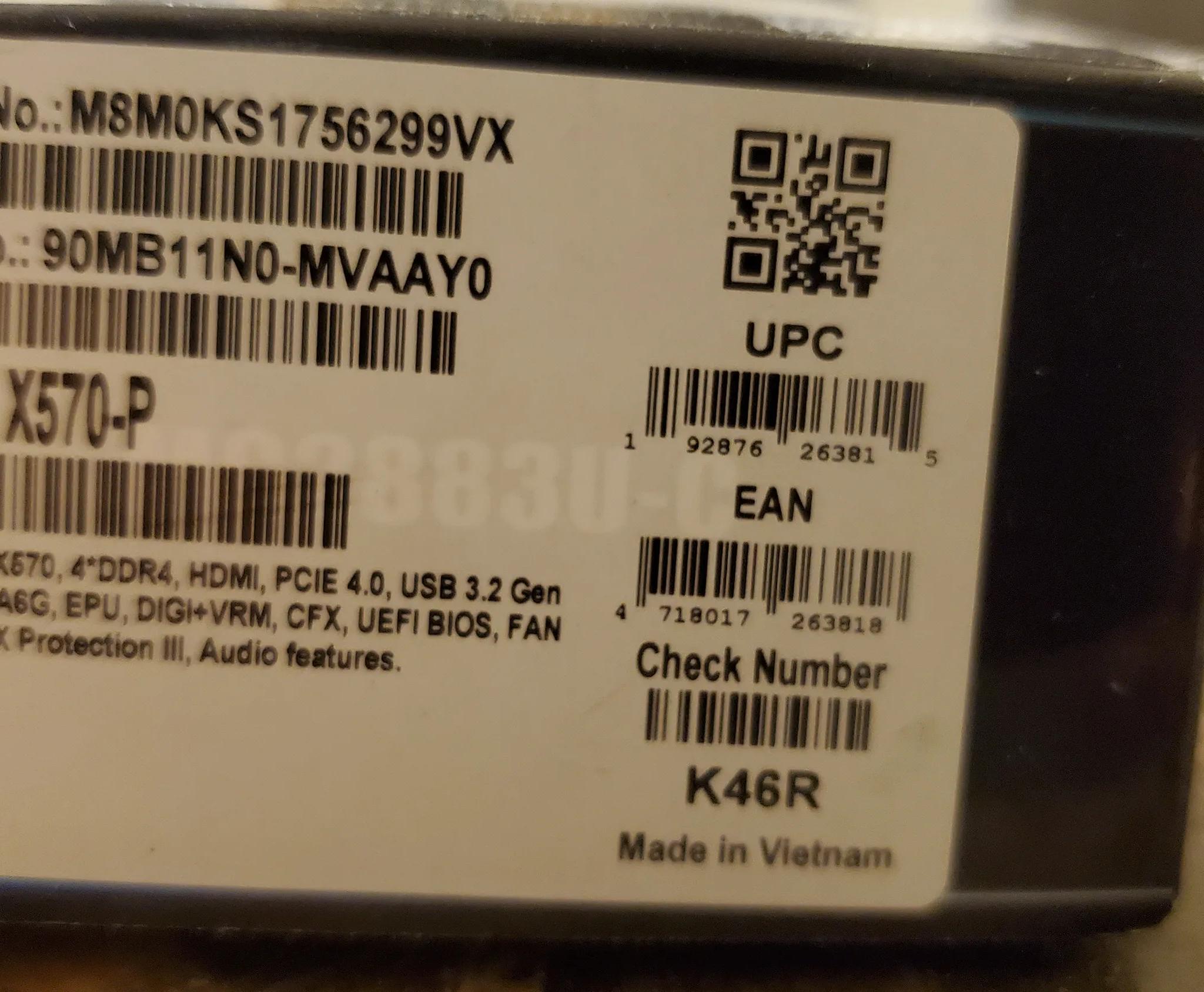 Asus PRIME X570-P ATX AM4 Motherboard