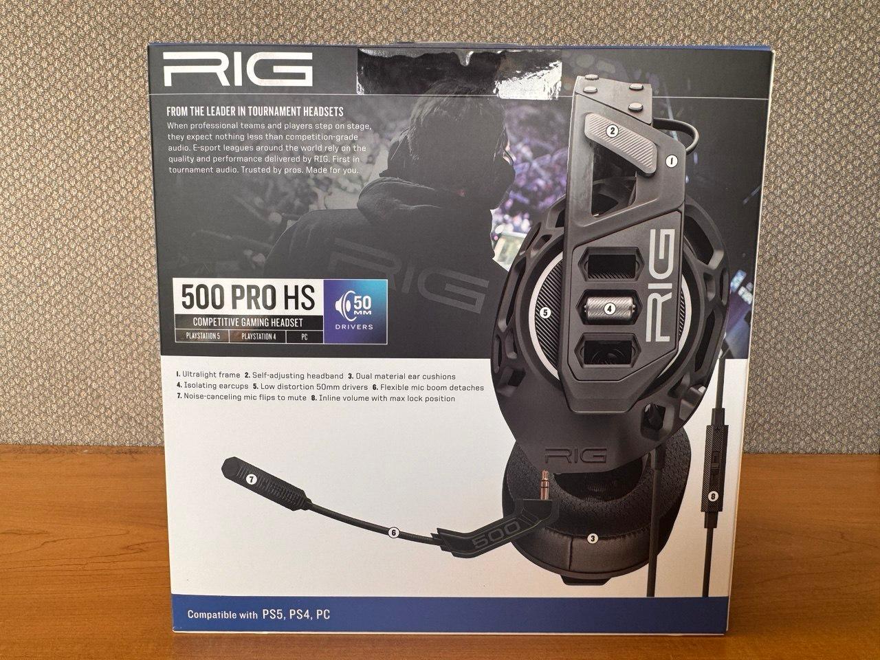 RIG 500 PRO HS GEN 2 Competitive Gaming Wired Headset For Sony PS4 / PS5 / PC
