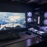 BIG SALE New Sleek Black Fishtank RGB Custom 1440p Gaming PC – GPU : 7700XT CPU : 9600X