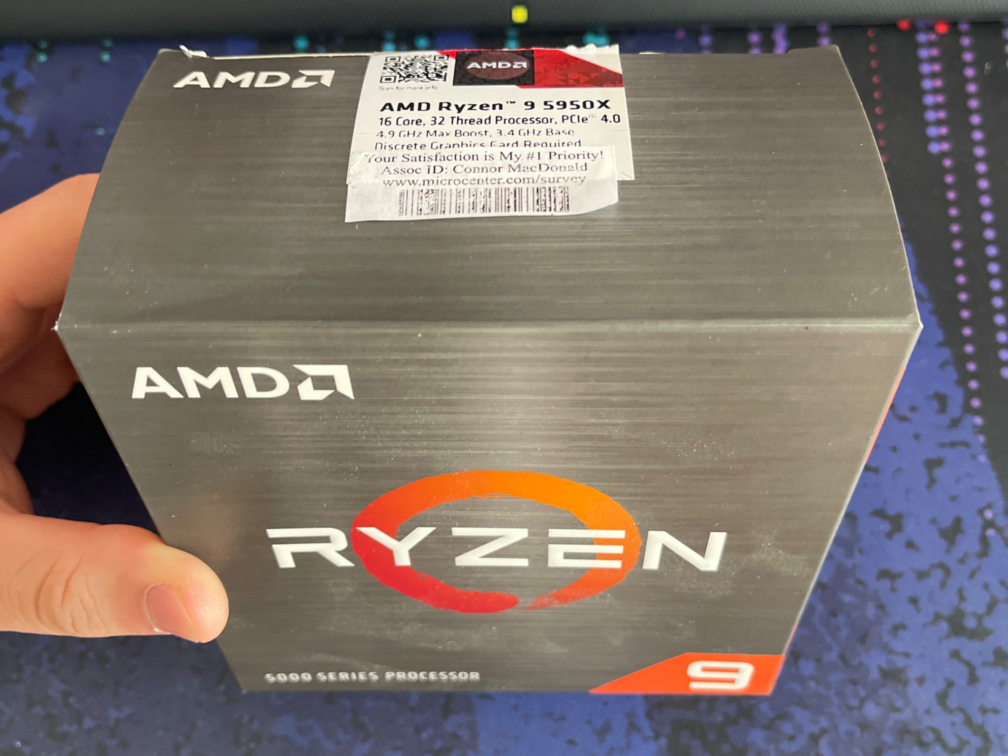 ⚠️LIKE NEW⚠️ AMD Ryzen 9 5950X 4.9 GHz 16-Core 32-Thread CPU