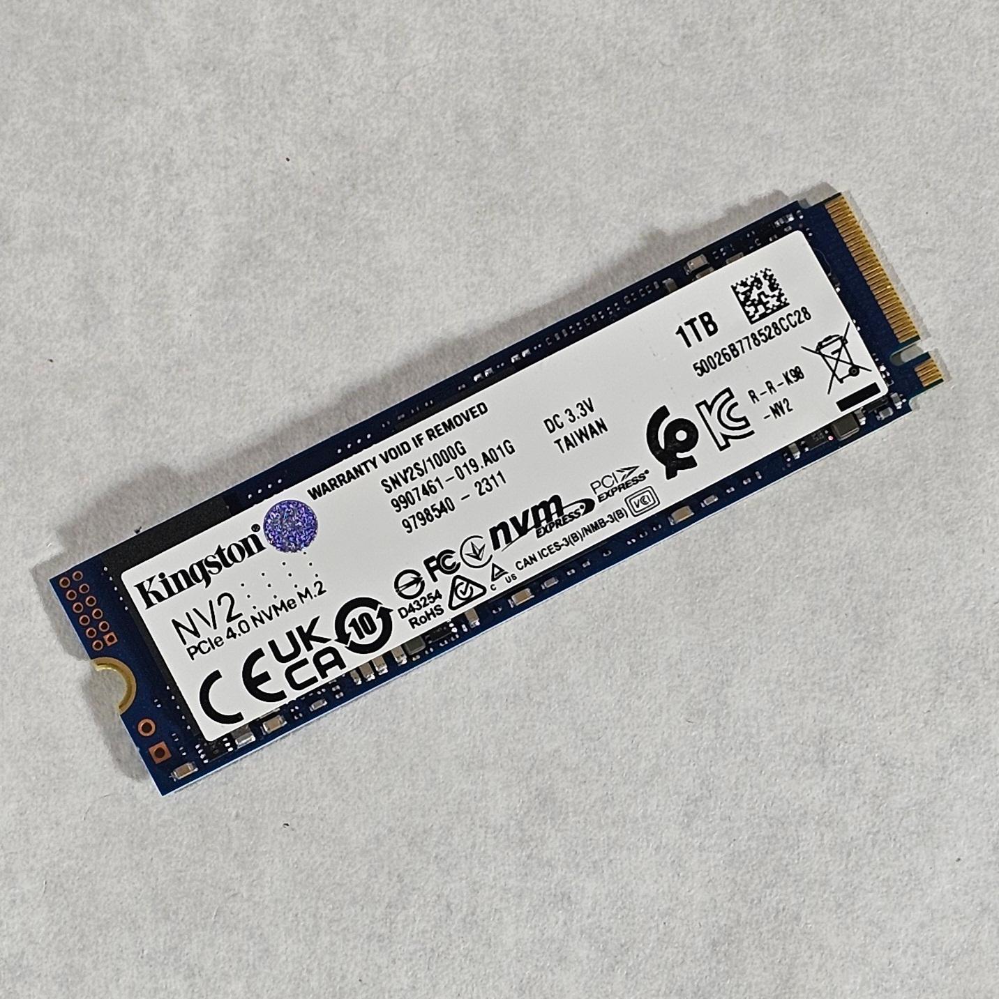 1TB NVMe M.2 SSD Gen4 PCIe 4.0 Kingston NV2