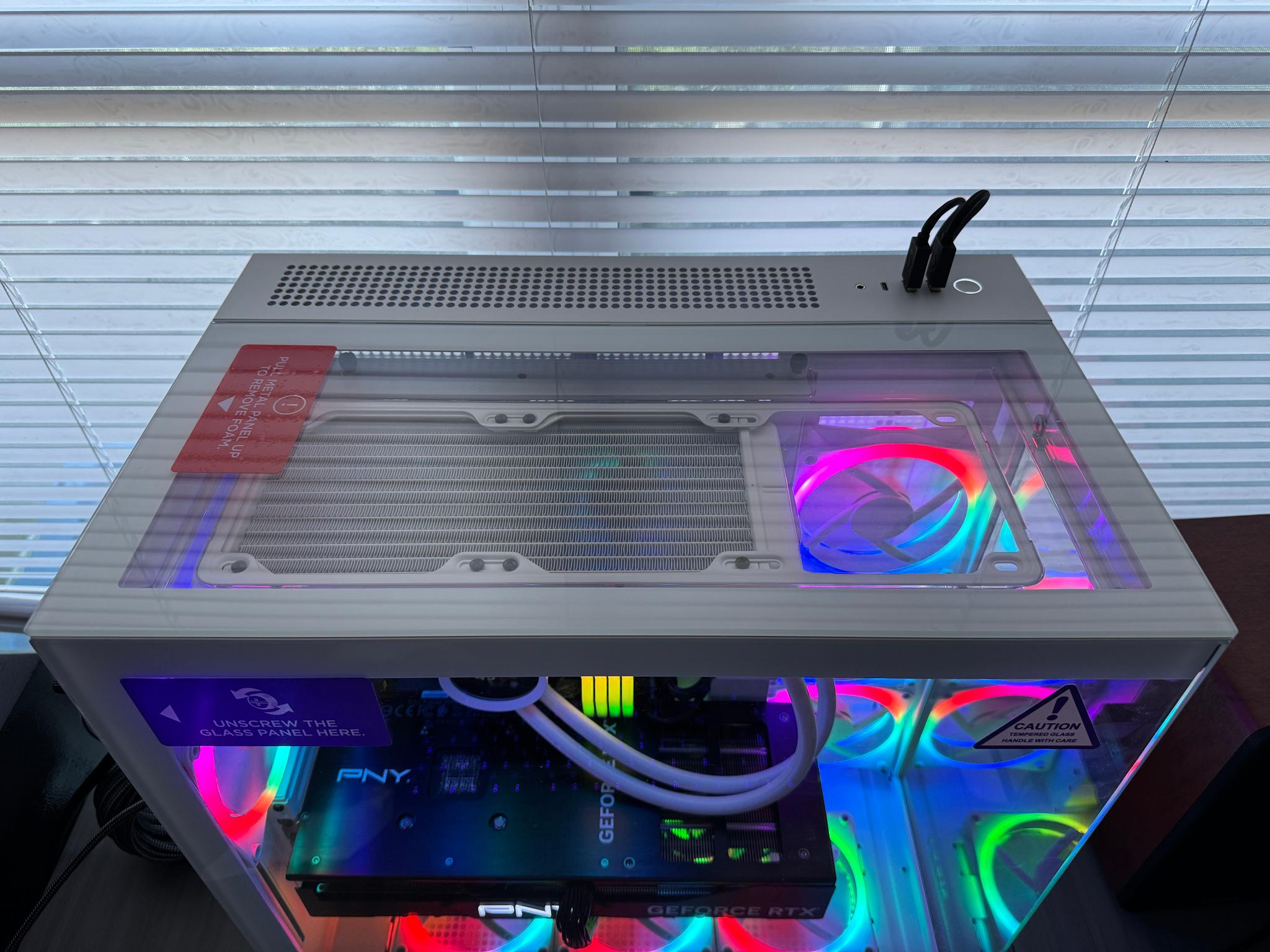 H9 White Case Ryzen 7 9800X3D - 4080 Super Custom Gaming PC Build