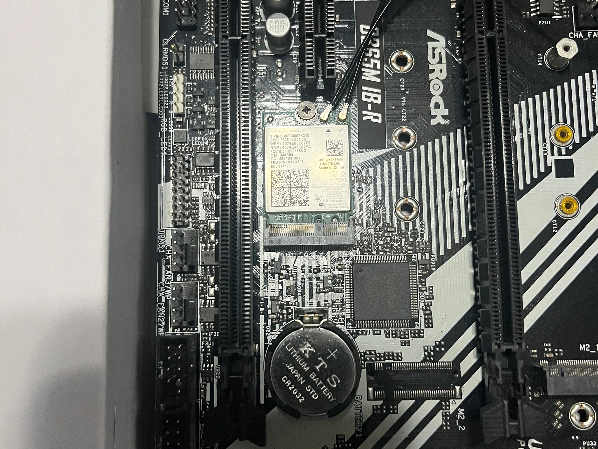 ASRock B365M IB-R Motherboard with Intel i5 9400F 2.9 Ghz CPU and 64 GB of DDR4 2666 Crucial Ram