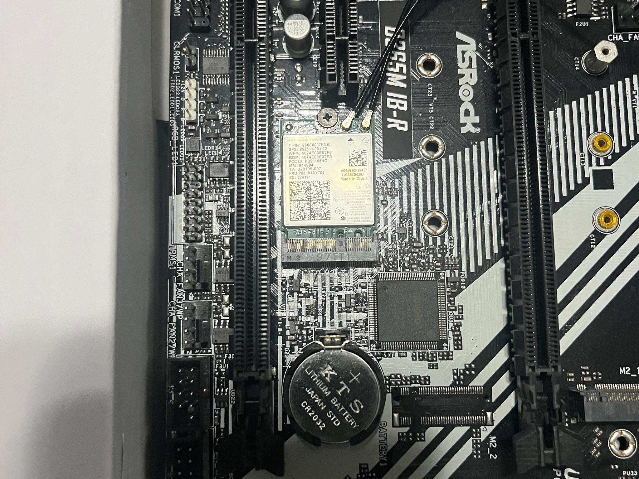ASRock B365M IB-R Motherboard with Intel i5 9400F 2.9 Ghz CPU and 64 GB of DDR4 2666 Crucial Ram
