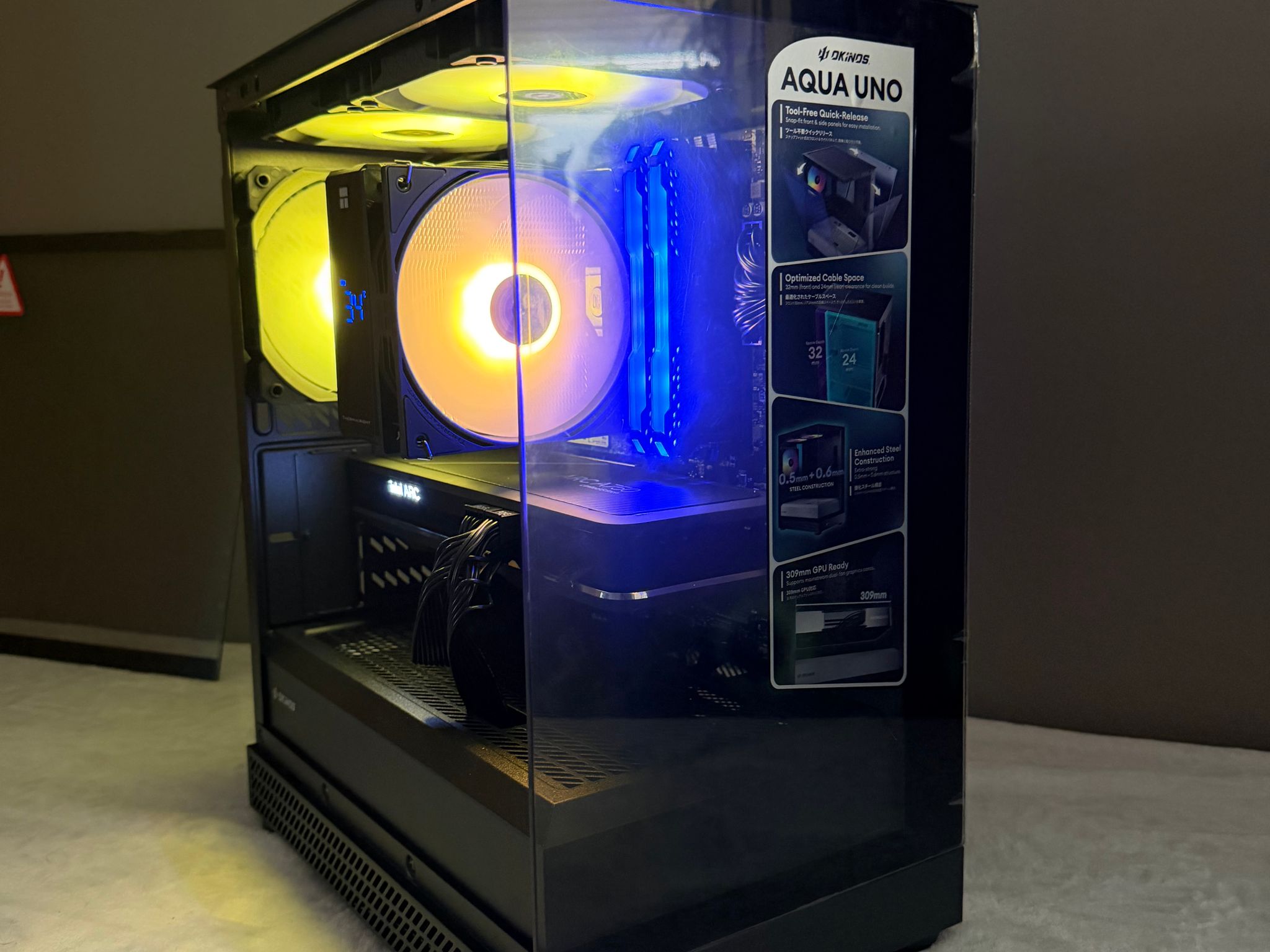 Arc A750 Custom Gaming PC - Ryzen 5 5500, 32GB RAM, 1.25tb storage