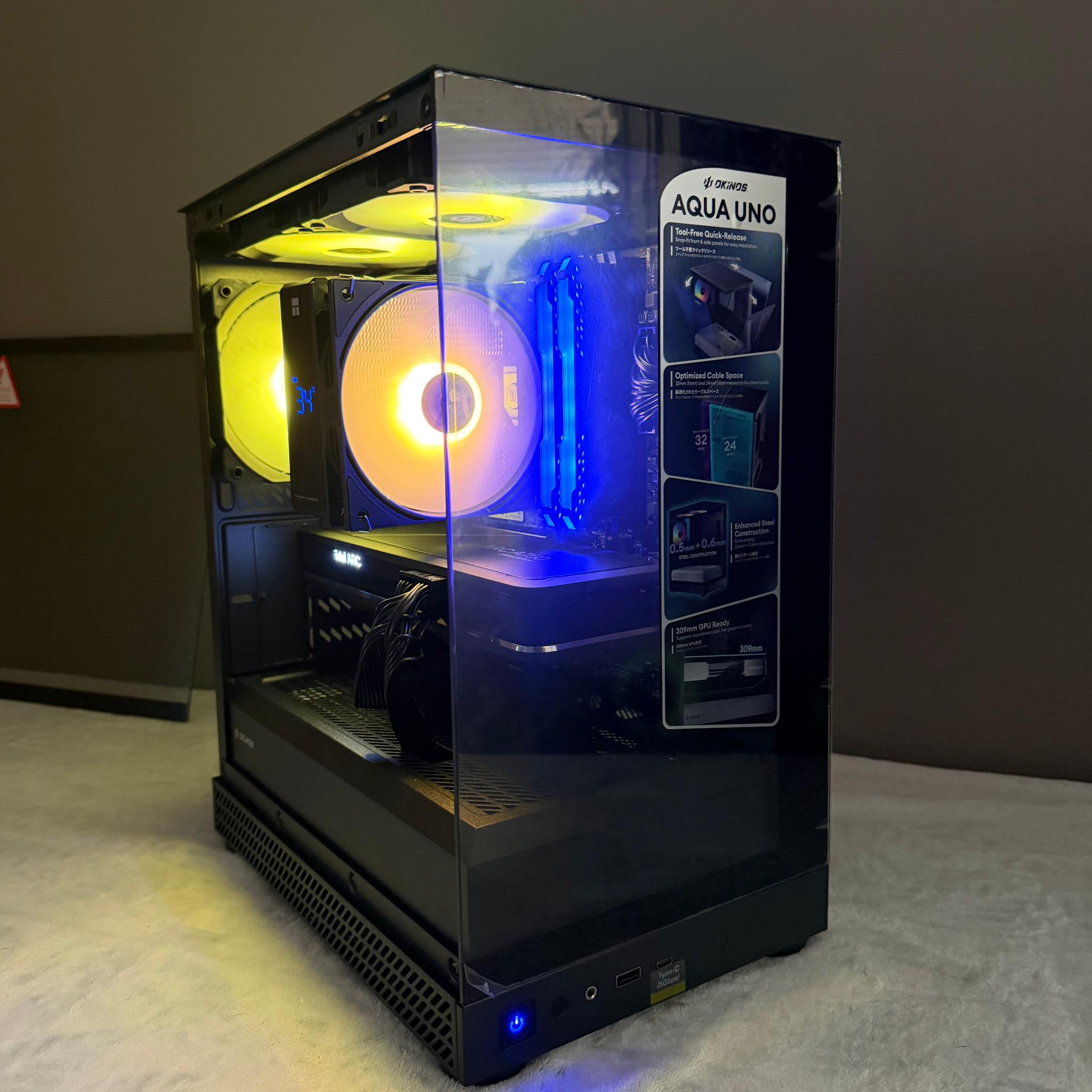 Arc A750 Custom Gaming PC - Ryzen 5 5500, 32GB RAM, 1.25tb storage