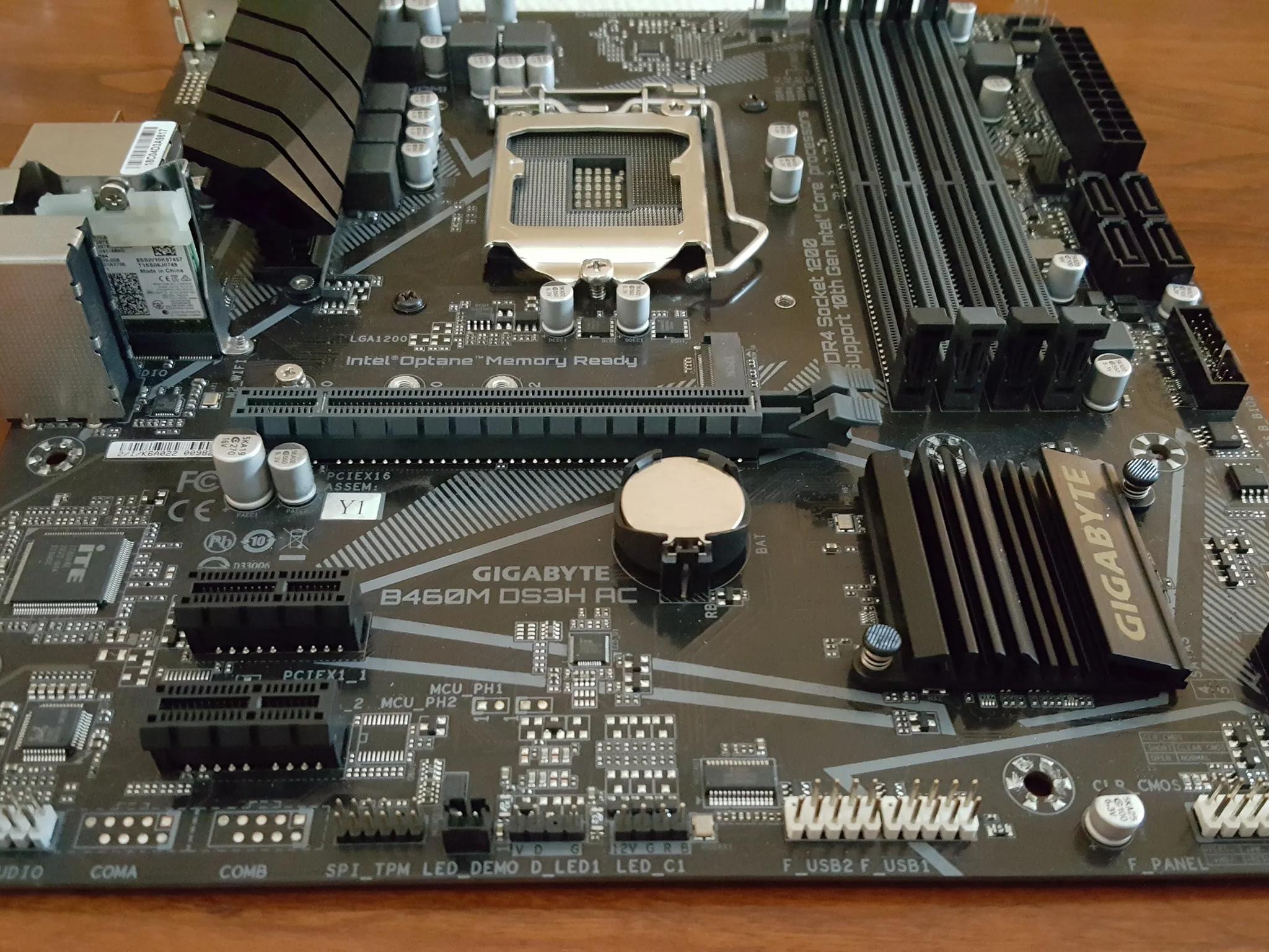 GIGABYTE B460M DS3H AC MOTHERBOARD, LGA 1200 with WI-FI
