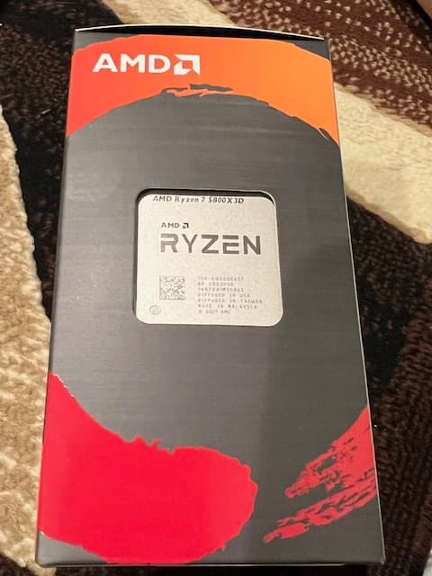 AMD Ryzen 7 5800X3D Vermeer 3.4GHz 8-Core AM4 Boxed Processor Cooler Not Included