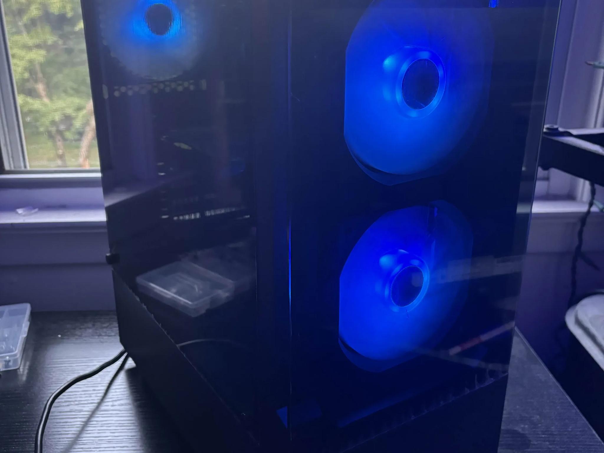 GAMING PC i5 8GB NVIDIA GTX 950 RGB Lighting RGB Fans Computer