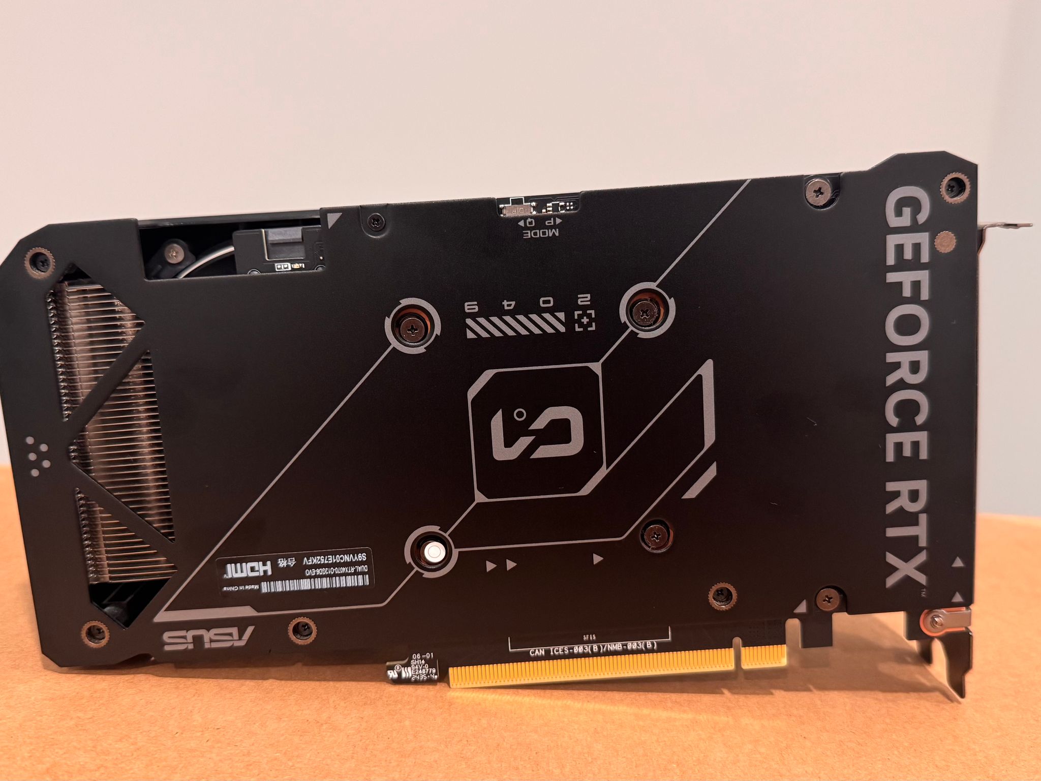 ASUS Dual GeForce RTX 4070 EVO 12GB