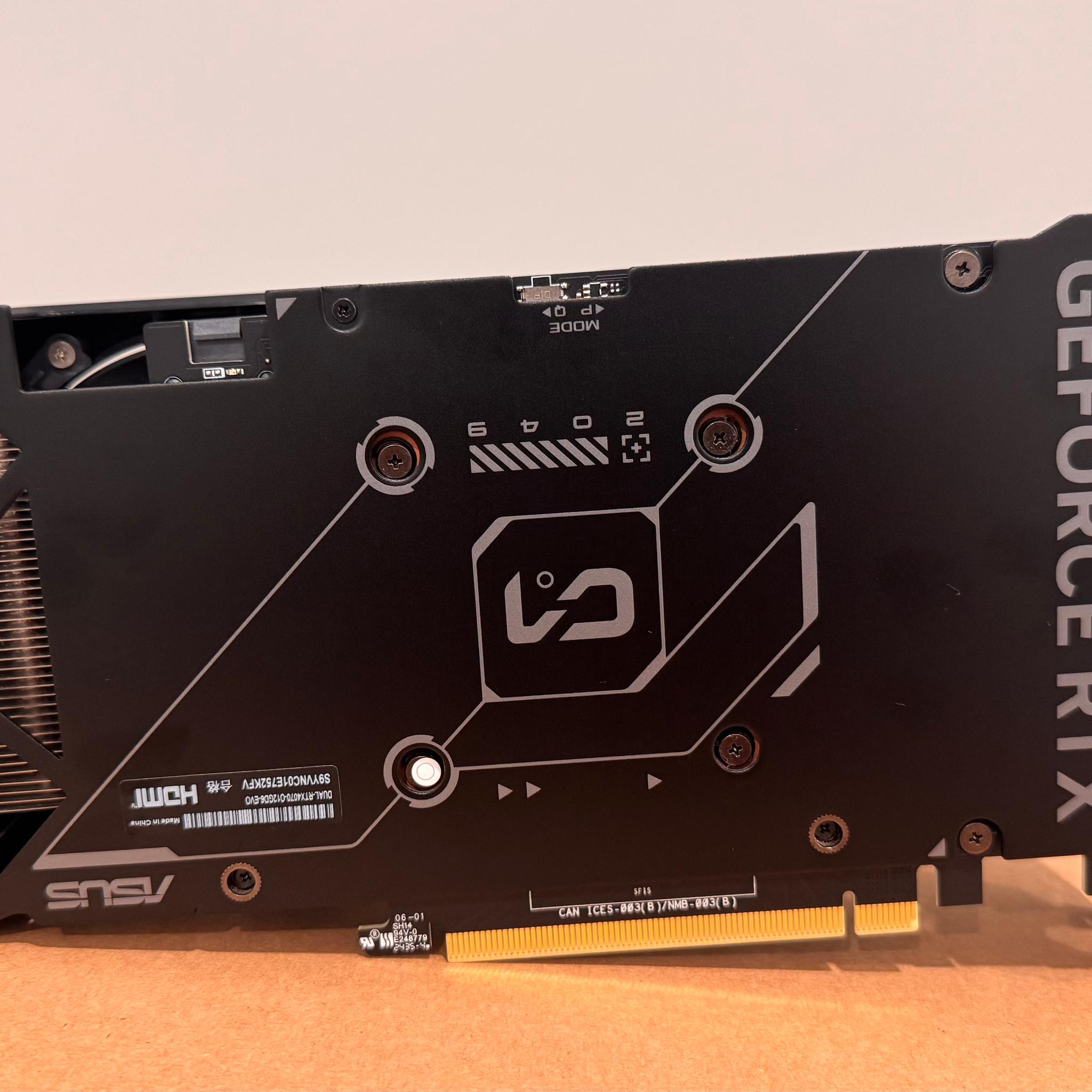 ASUS Dual GeForce RTX 4070 EVO 12GB