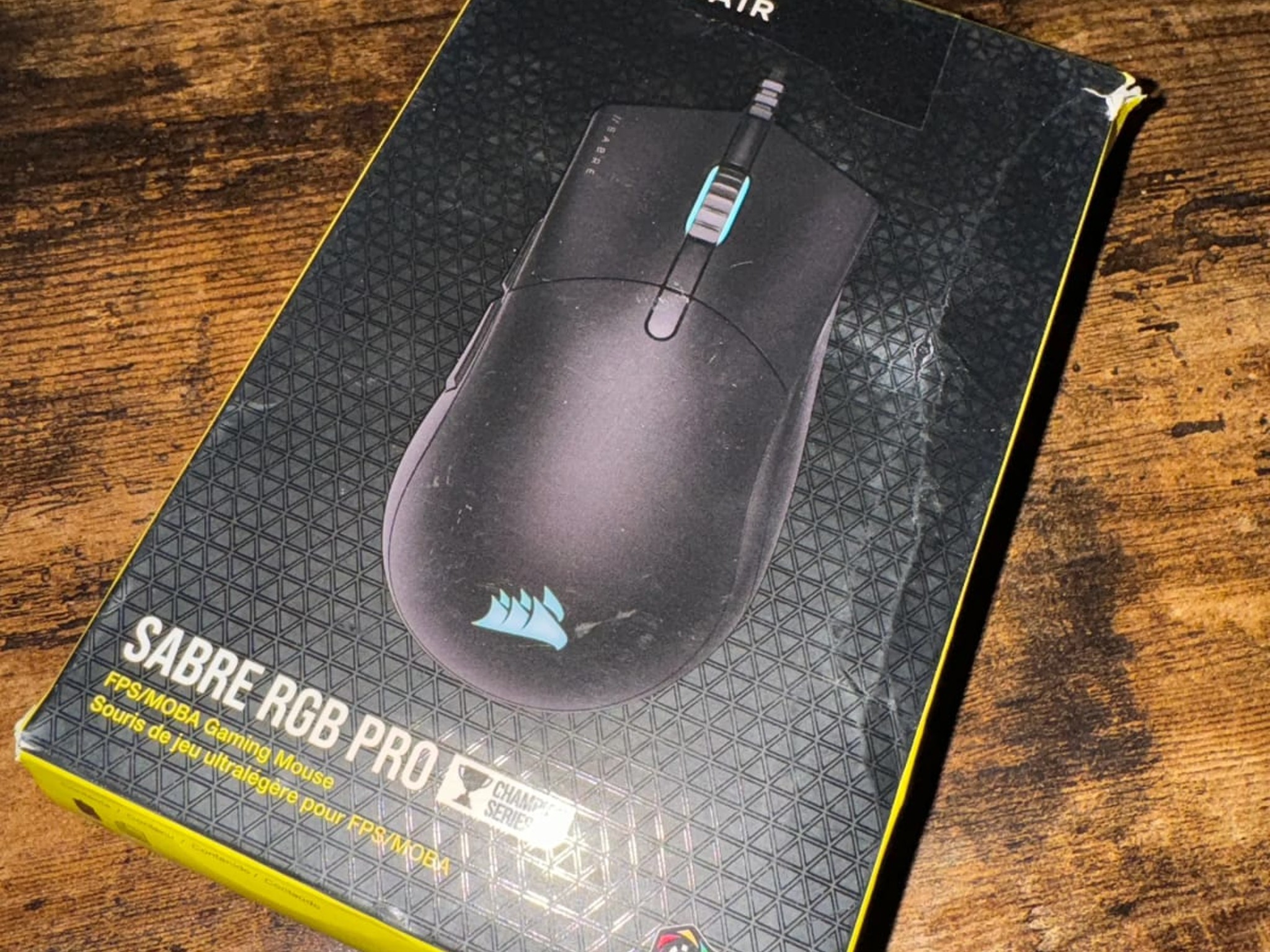 Copy of K55 RGB PRO Gaming Keyboard & Corsair SABRE RGB PRO Champion Series Ultra-Light Mouse