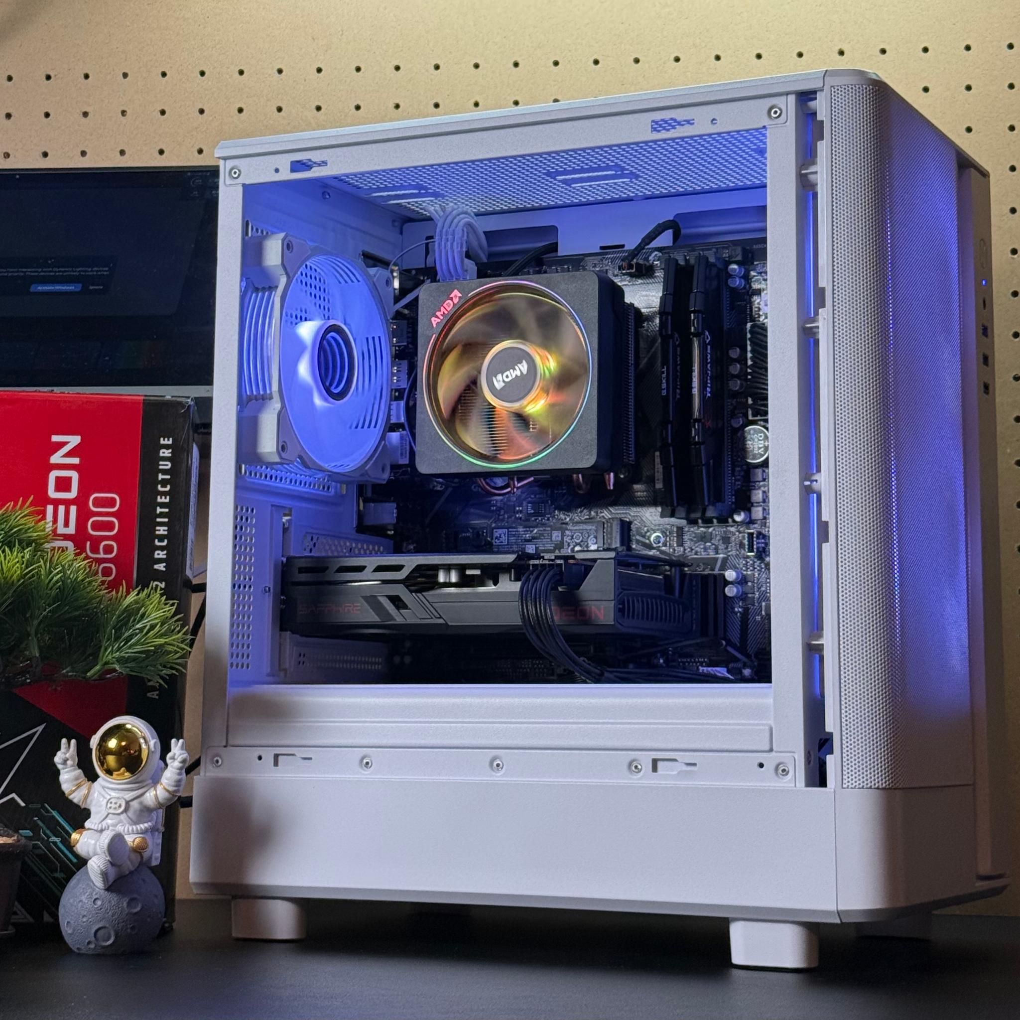 Entry Level Gaming PC | RX 6600 | Ryzen 5 5500 | 16GB DDR4 RAM | 500GB NVME | Windows 11