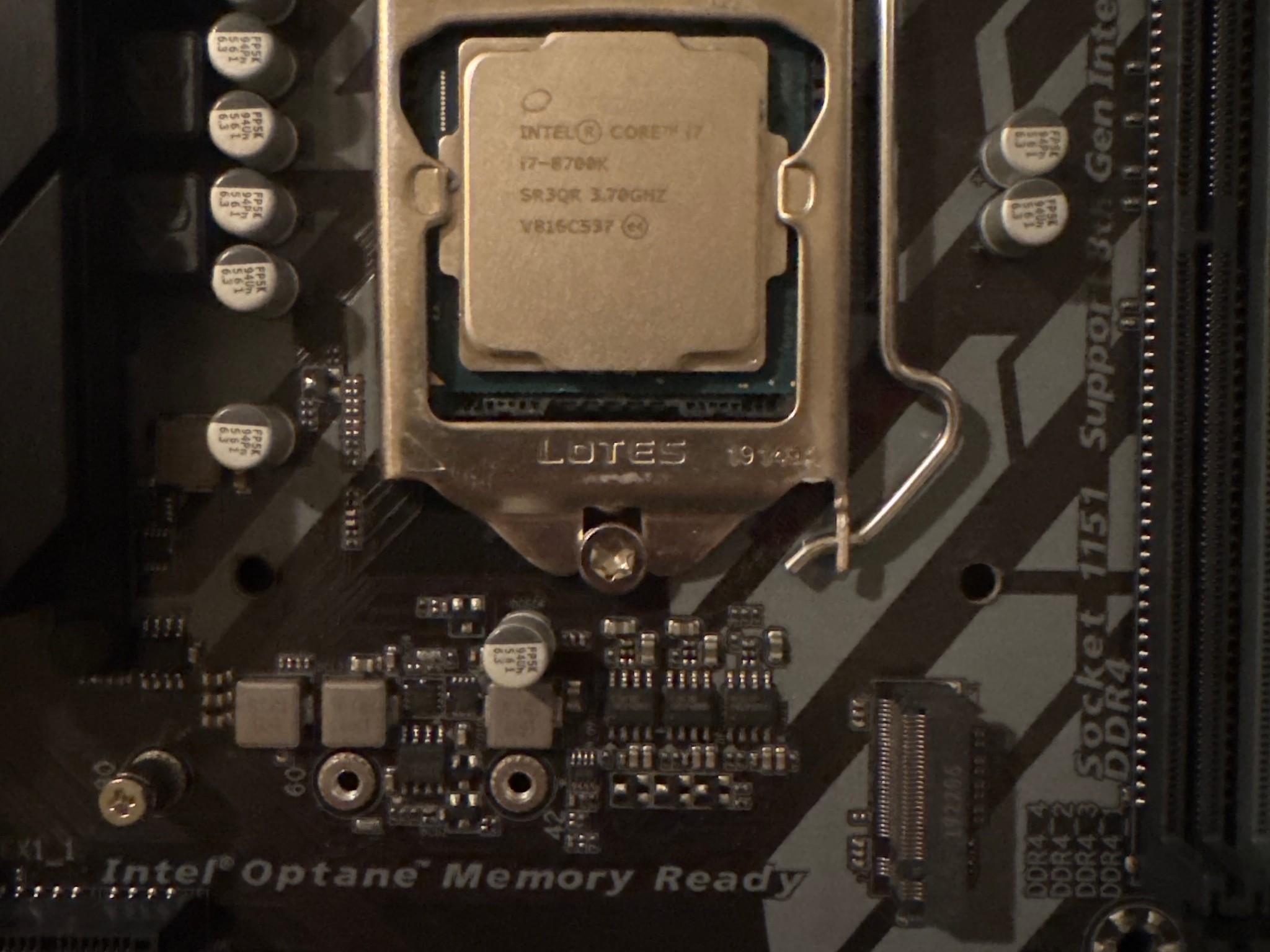 Intel Core i7-8700K CPU and Gigabyte Z370 HD3 Motherboard