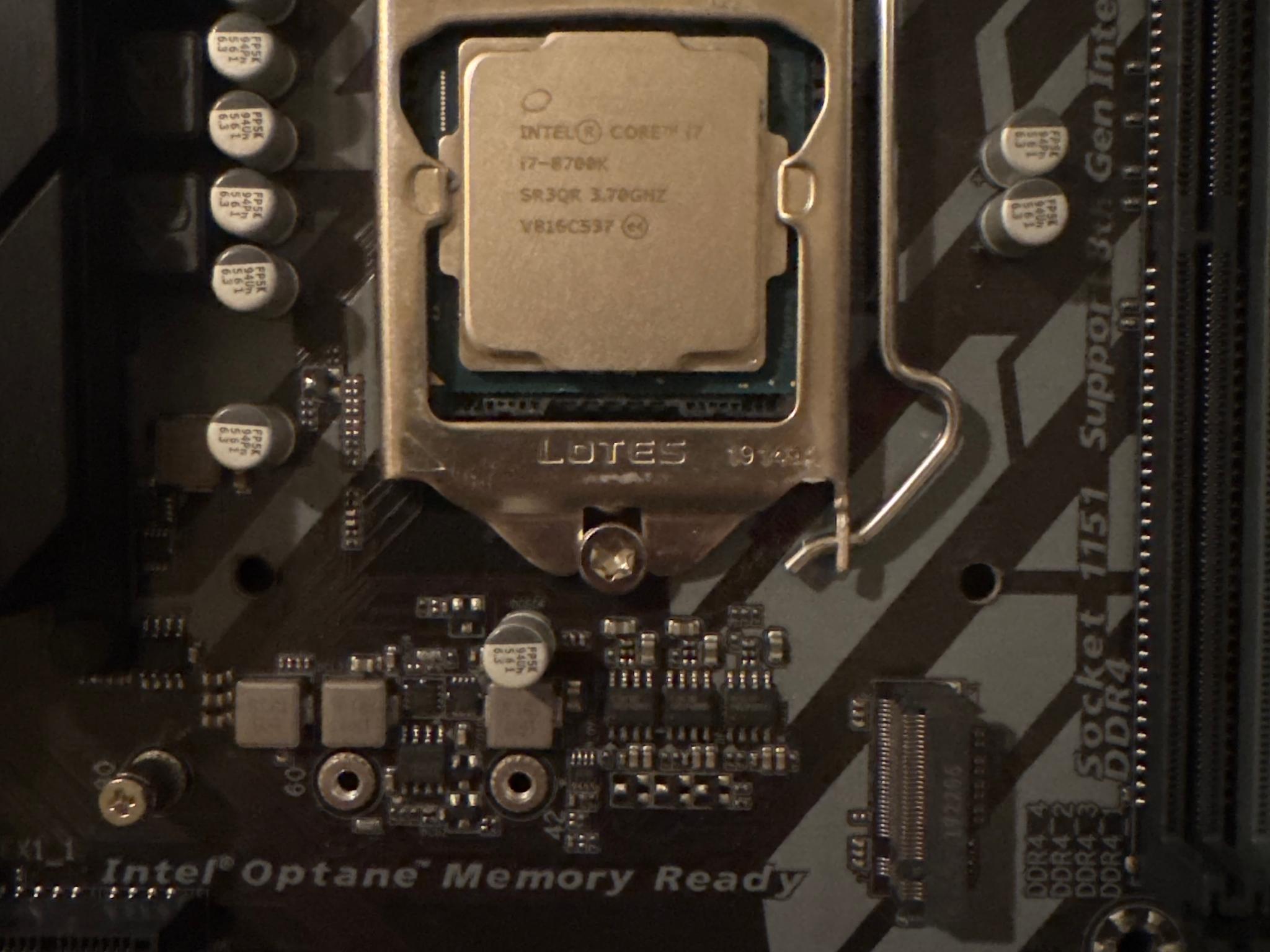Intel Core i7-8700K CPU and Gigabyte Z370 HD3 Motherboard