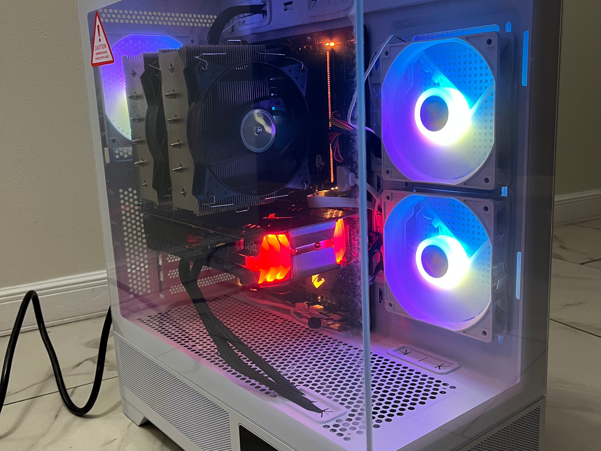 AMD RX 6600 XT, Intel Core i7-8700k, 16GB RAM, 1TB SSD, High FPS Gaming PC w/ Wi-Fi & BT