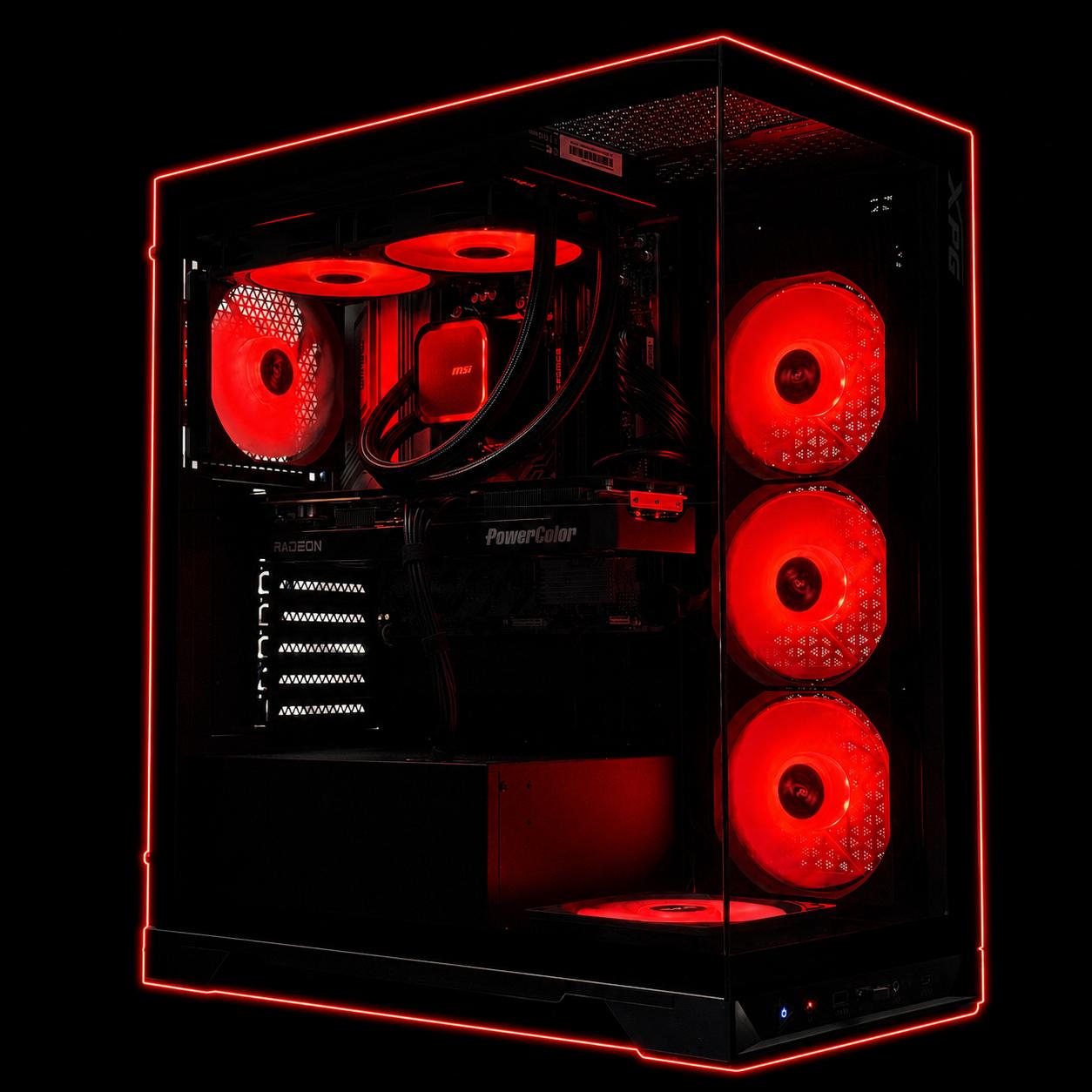 1440p Gaming Pc / RX 9070 16G / Ryzen 7 8700F / 32GB DDR5 Ram / 1TB SSD / 1 year warranty
