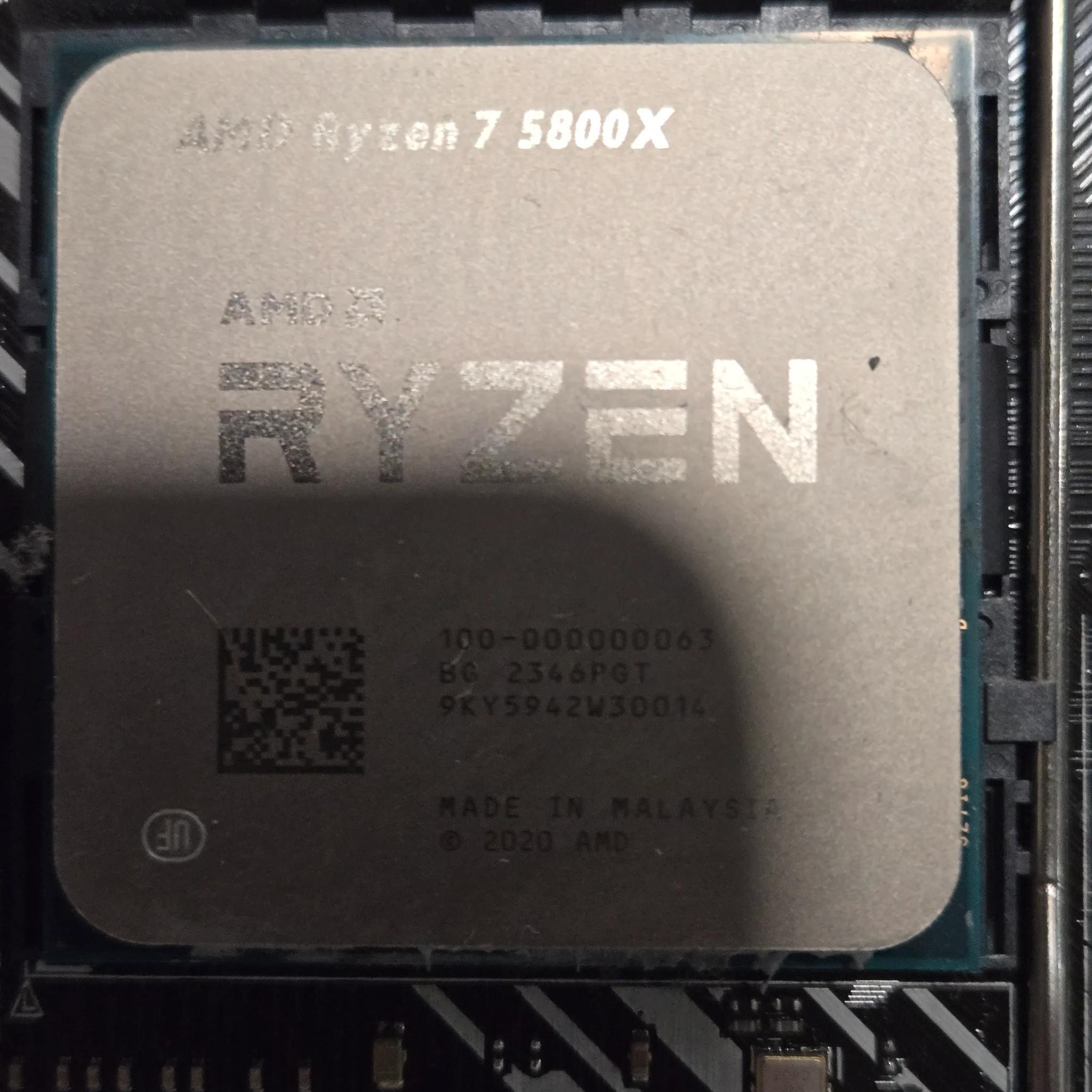 Used AMD Ryzen 7 5800x