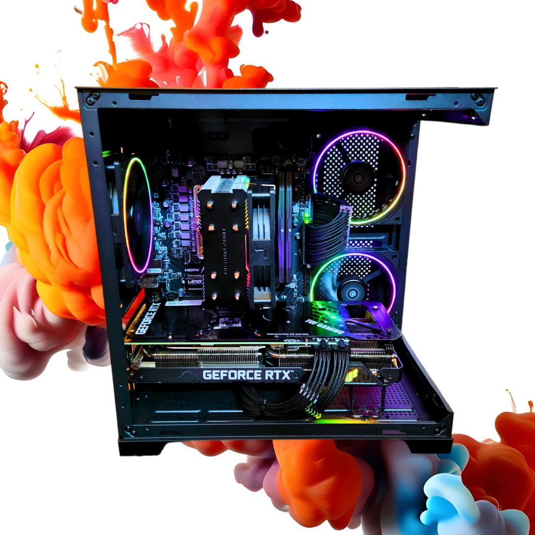 😇Archangel🗡: RTX 3070 TI | Ryzen 7600x | 32GB DDR5 RAM | 1TB SSD | 4 RGB Ring Fans | Black RGB PC