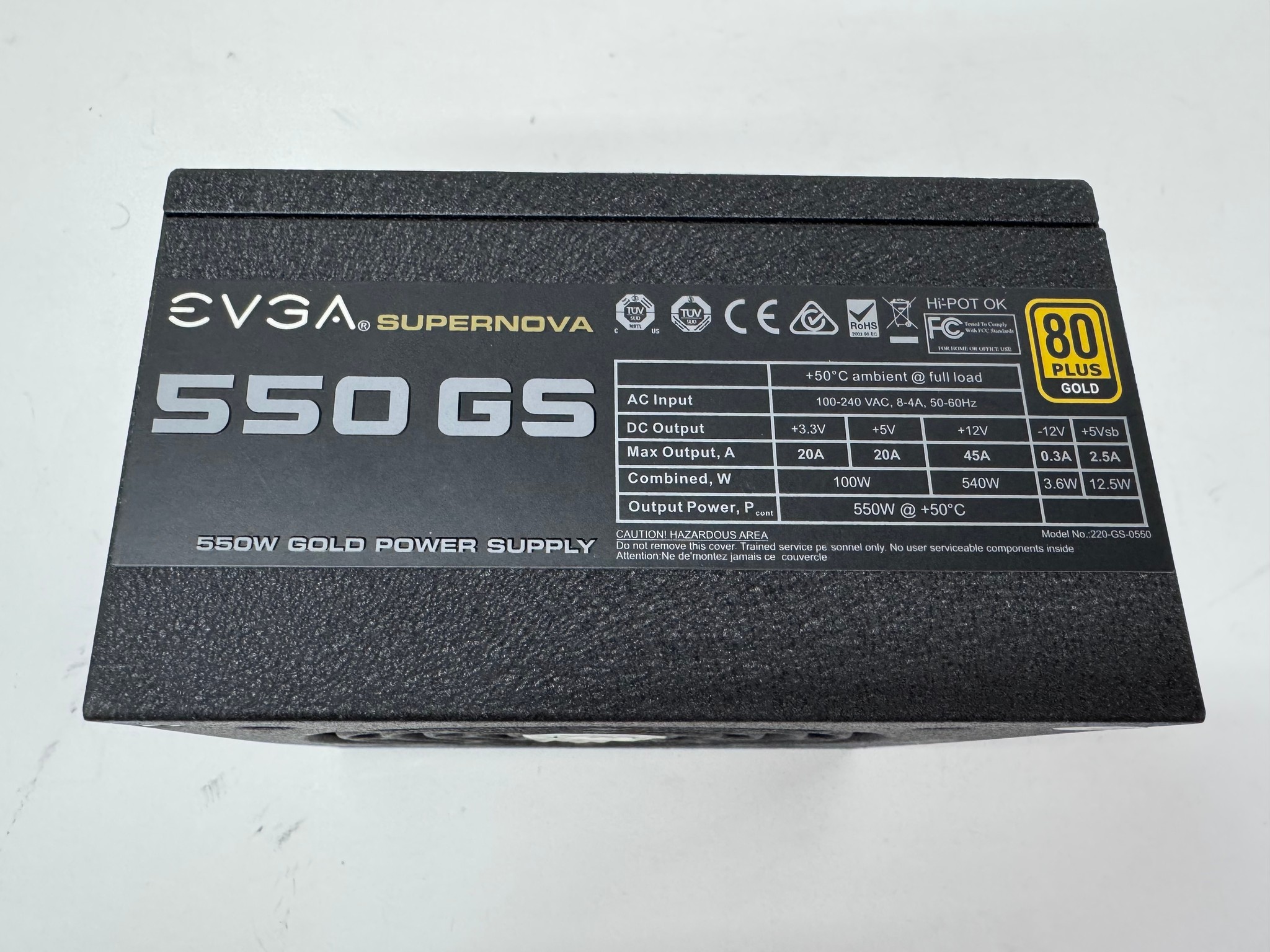 EVGA Supernova 550W G2 80 Plus Gold Full Modular Power Supply